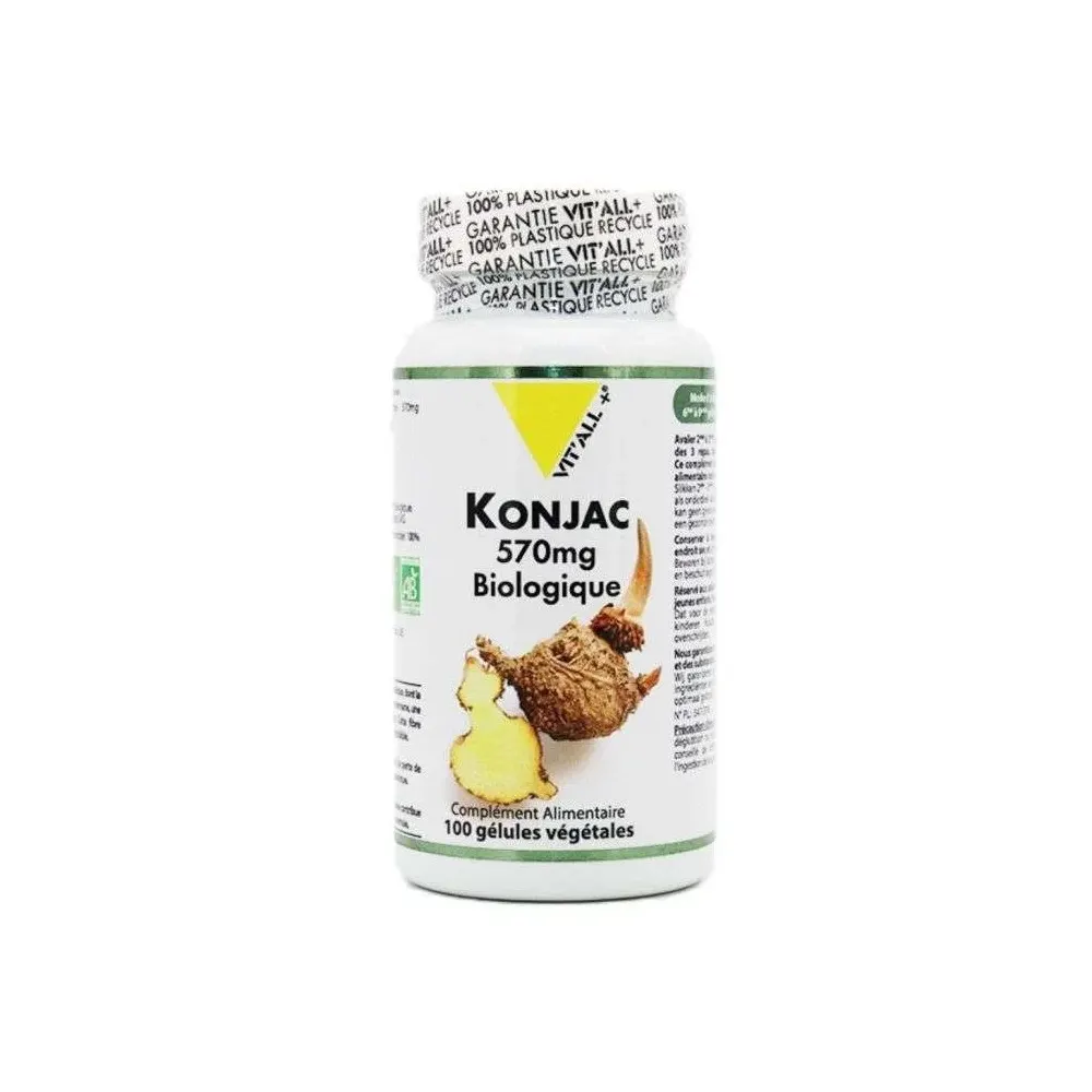 VIT'ALL + konjac 570mg biologique 100 capsules