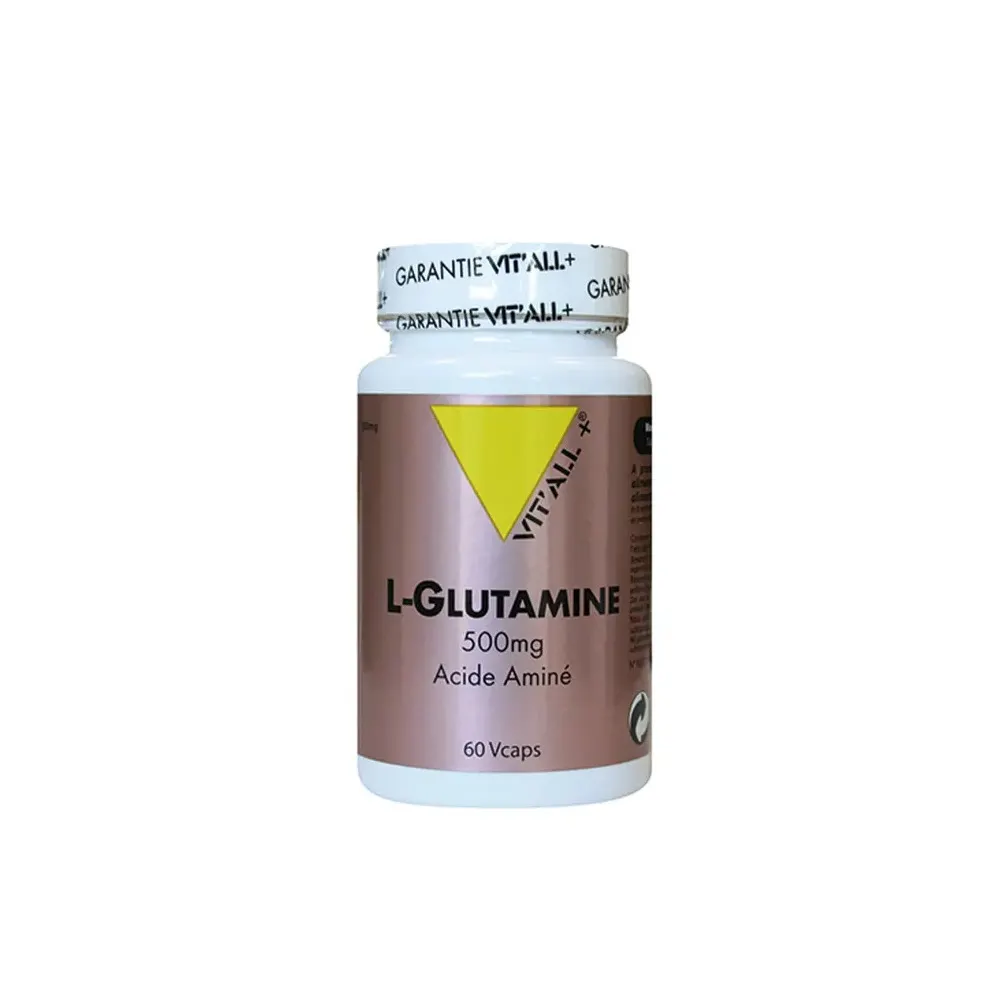 VIT'ALL+ L-Glutamine 500 ملغ علبة 60 كبسولة