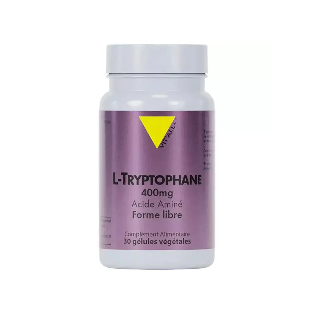 VIT'ALL+ L-Tryptophane 400 ملغ 30 كبسولة نباتية