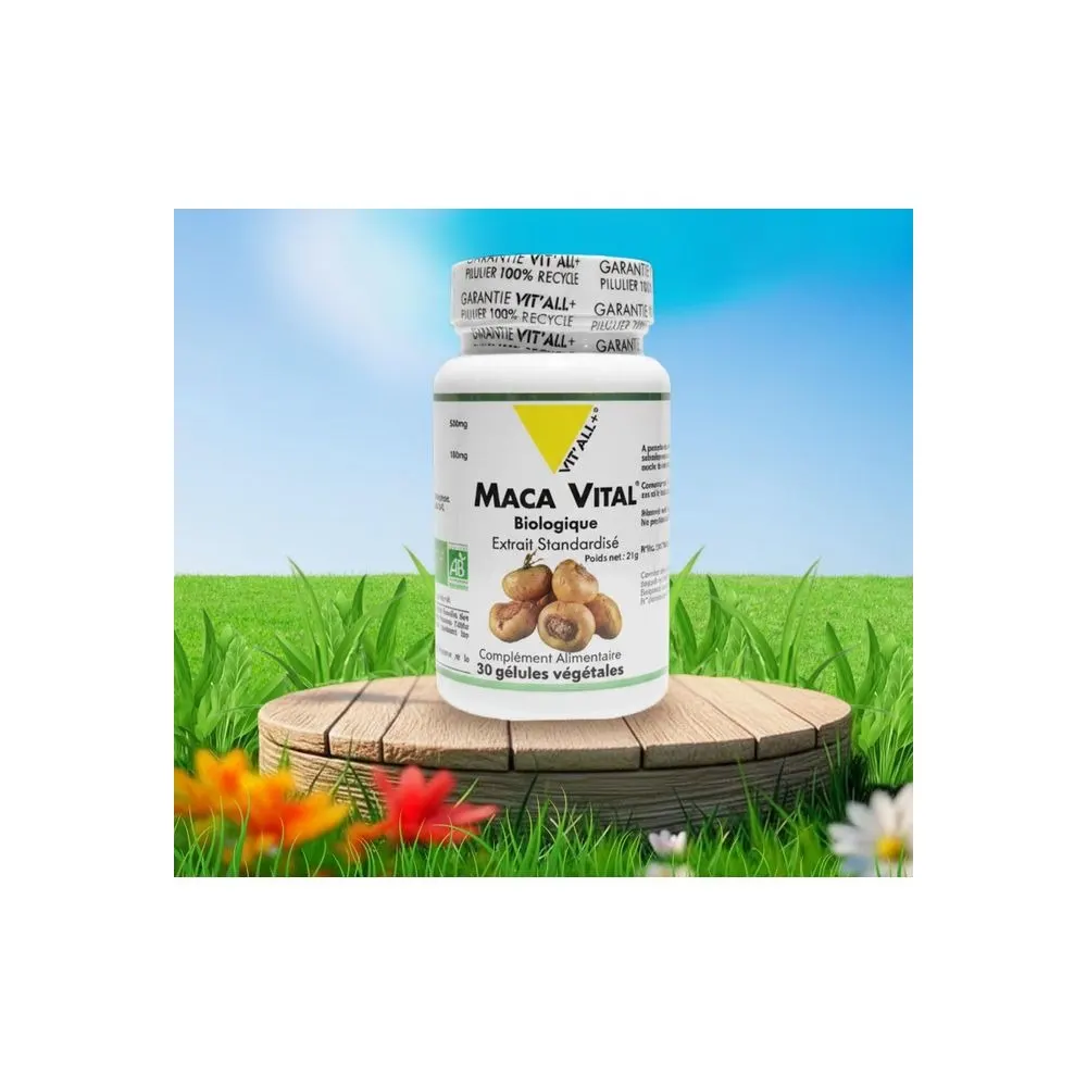 VIT'ALL+ Maca Vital 500Mg 30 Gélules