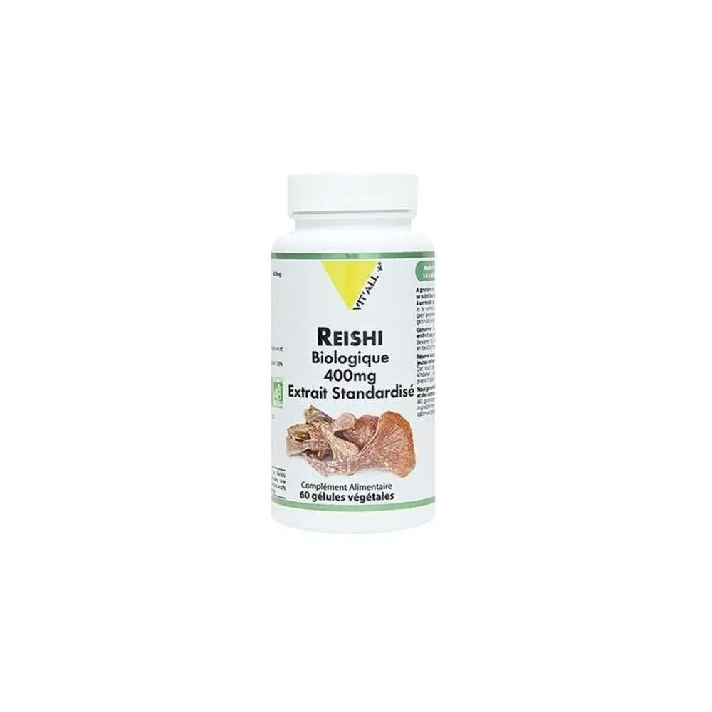 VIT'ALL+ Reishi عضوي 400 ملغ 60 كبسولة