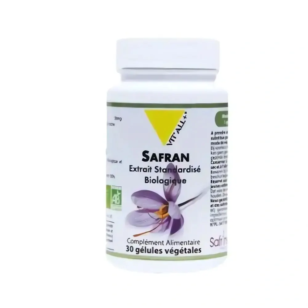 VIT'ALL + SAFRAN 30MG / 30 GELULES