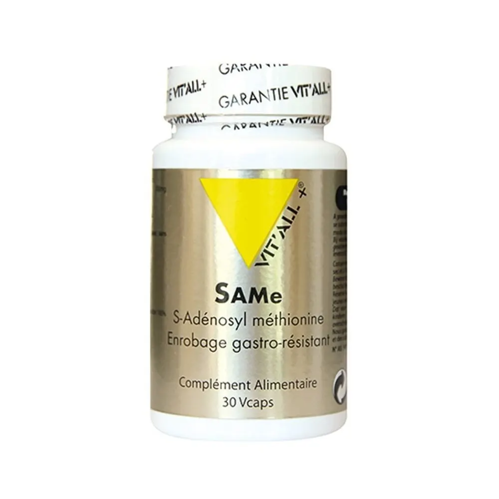 Vit'All+ SAMe (S-Adénosylméthionine) 200 ملغ 30 كبسولة
