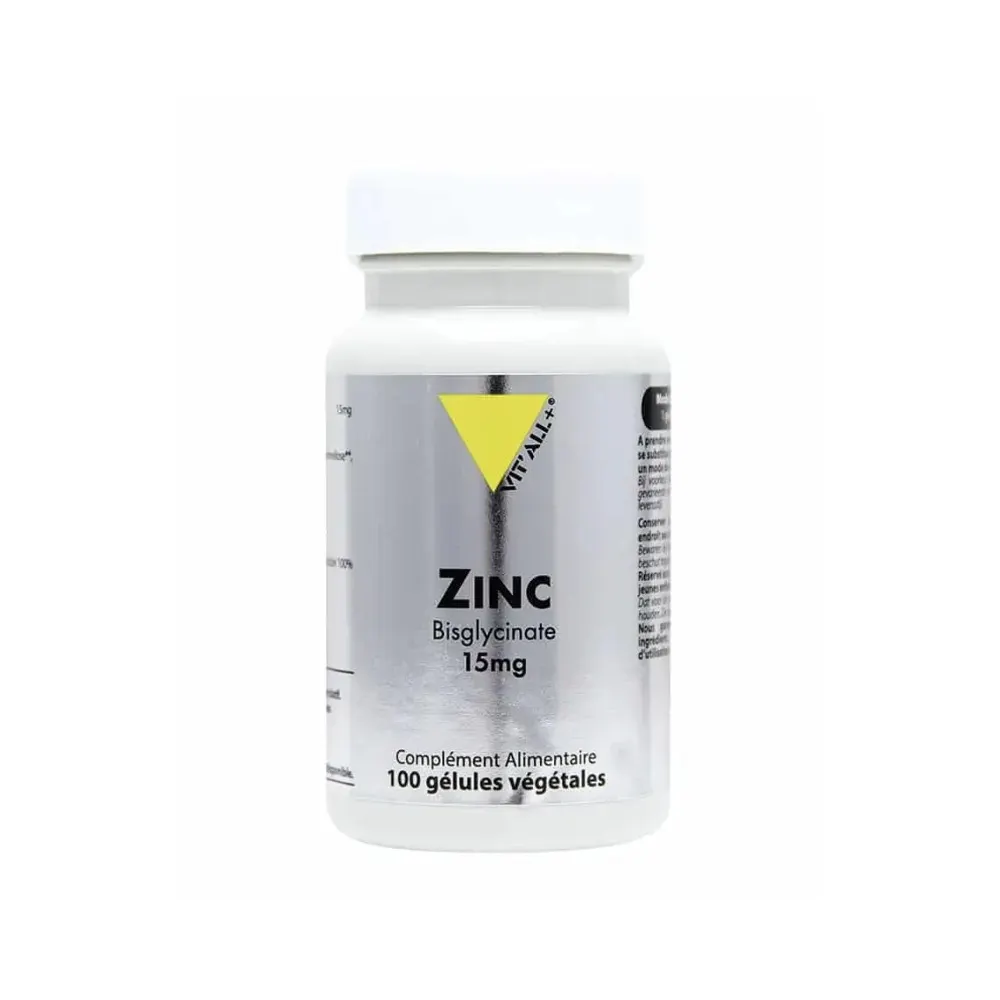 VIT'ALL+ Zinc Bisglycinate 15 ملغ 100 قرص