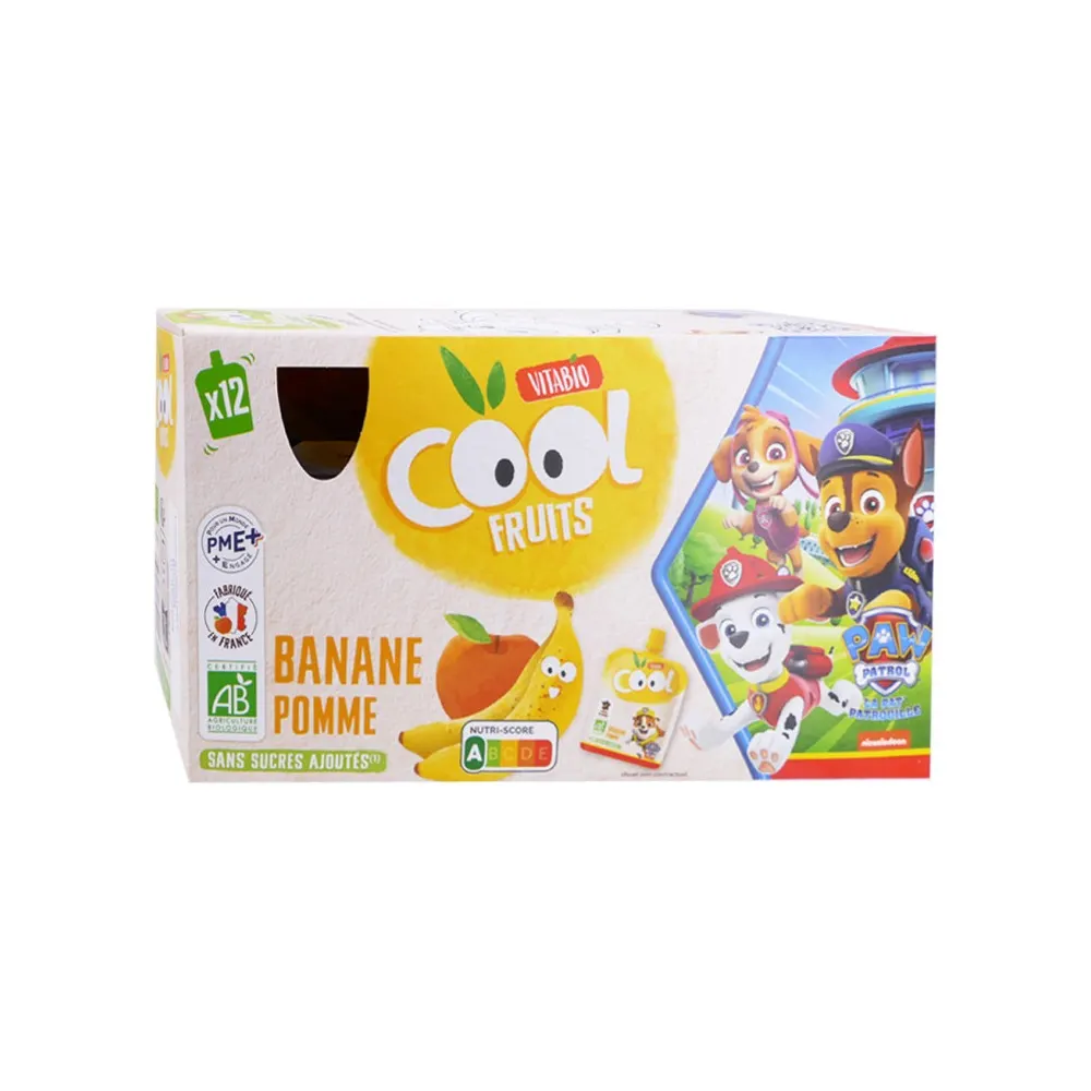 Vitabio Cool Fruits POMME BANANE 12x90G