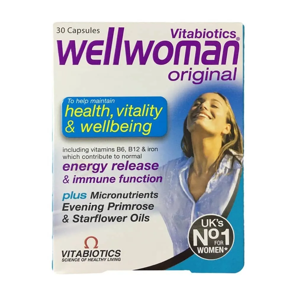 VITABIOTICS WELLWOMAN ZINC ORIGINAL 30 CAPSULES