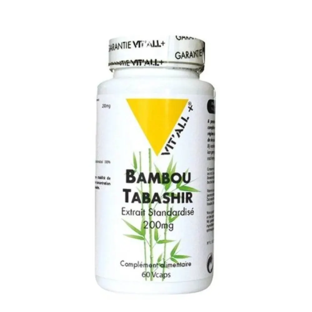 Vitall+ Bambou Tabashir عضوي 200 ملغ 60 كبسولة