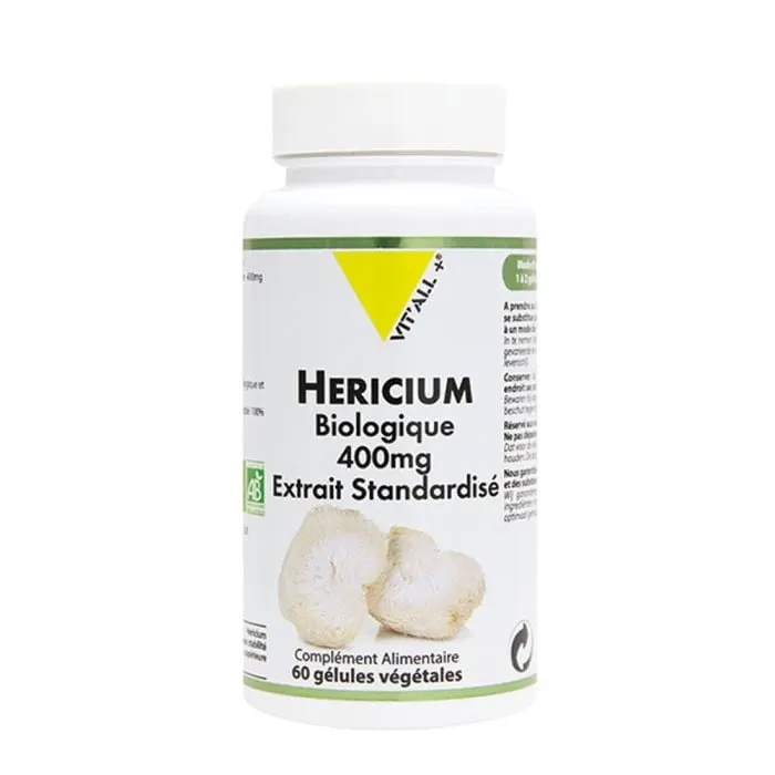 VIT'ALL+ HÉRICIUM BIO 400MG - 60 GÉLULES VÉGÉTALES