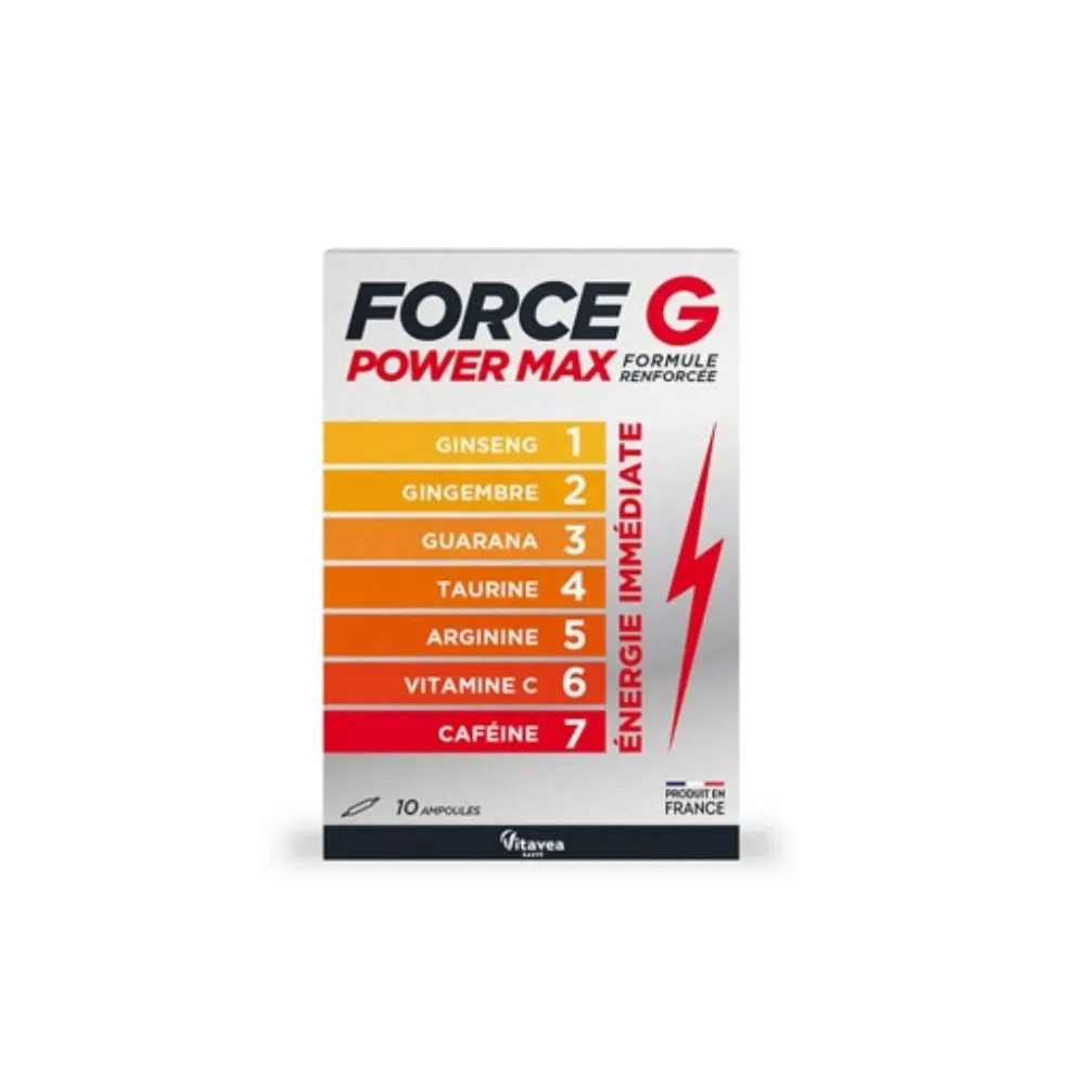 VITAVEA FORCE G POWER MAX 10 AMPOULES