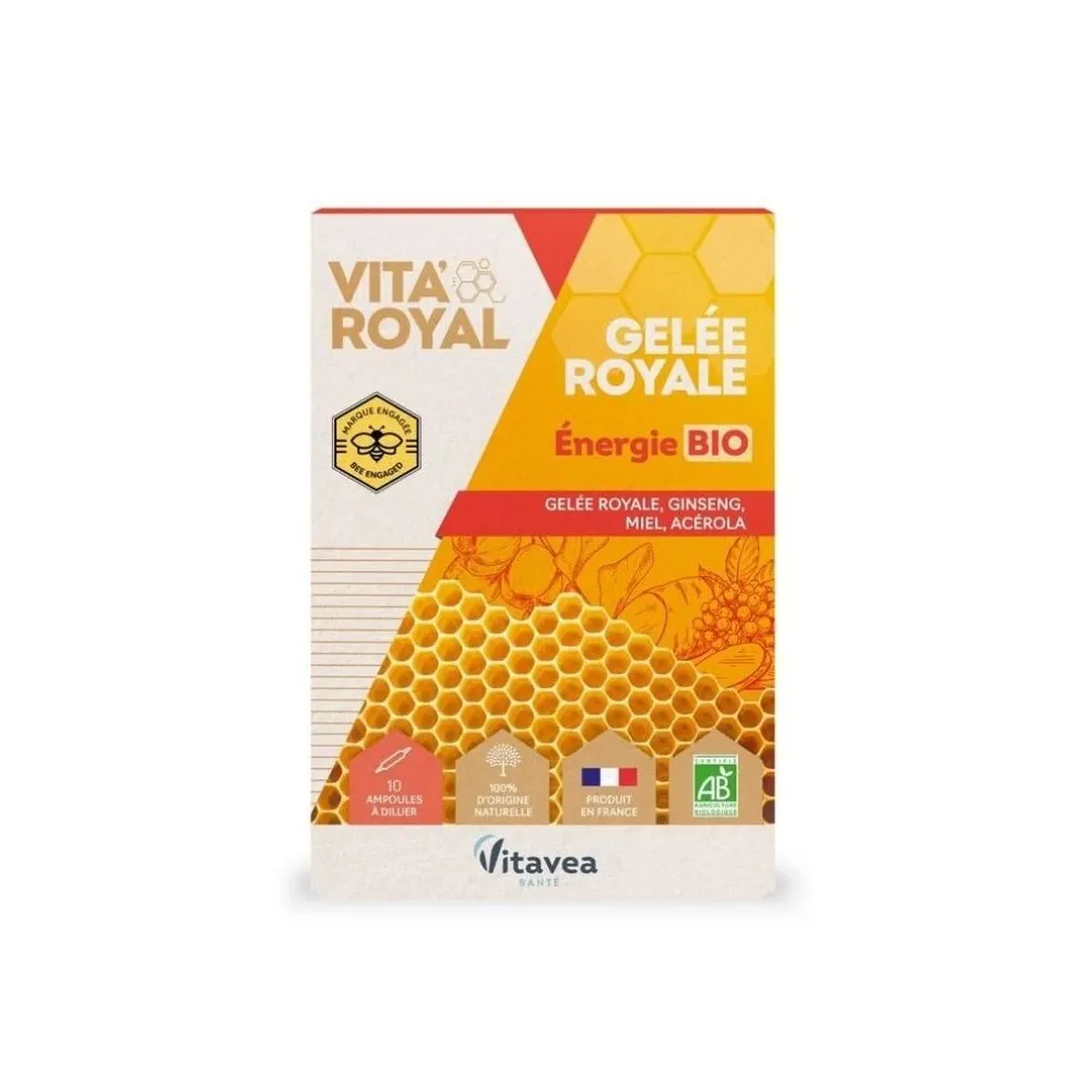 VITAVEA GELEE ROYAL ENERGIE BIO 10 AMPOULES