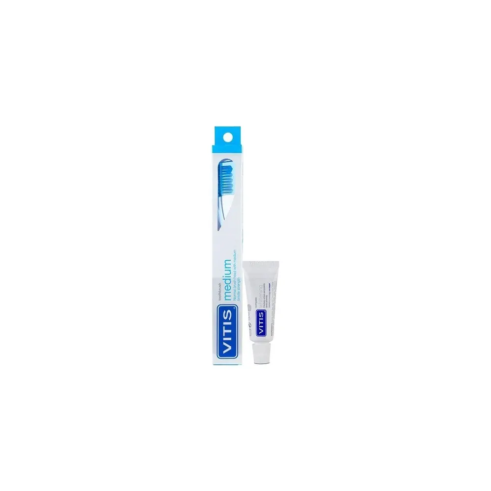 VITIS MEDIUM BROSSE A DENT + TP WHITENING 15ML