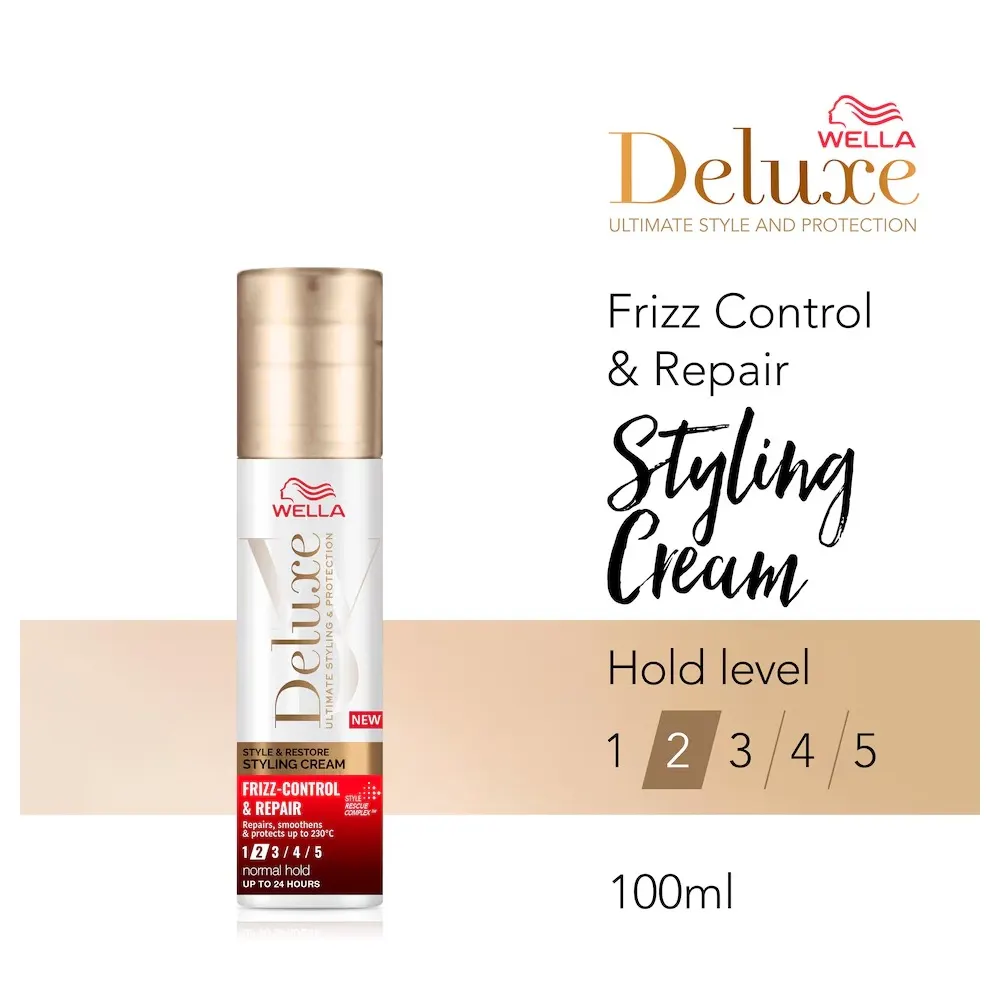 Wella Deluxe Style & Restore كريم تصفيف للشعر 100 مل