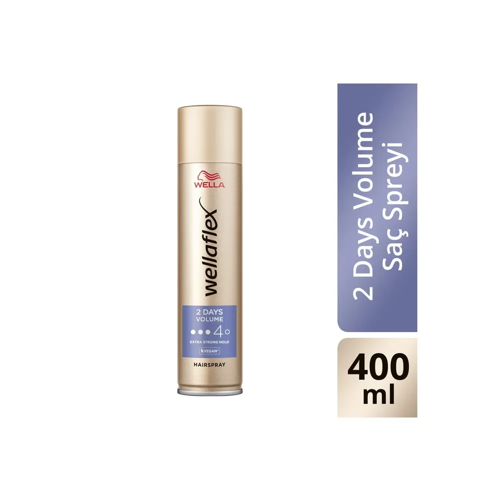 Wella Wellaflex 2 Days Volume سبراي شعر بتثبيت قوي جداً 400 مل