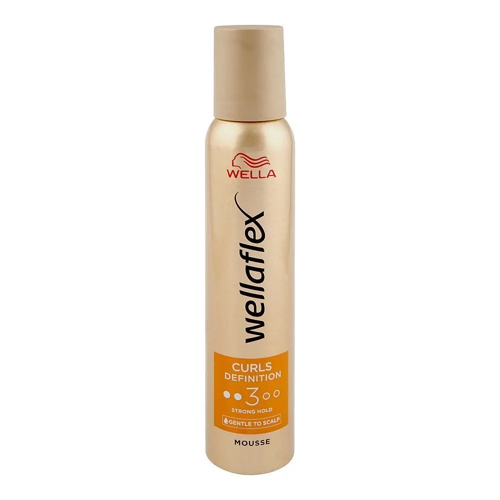 Wella Wellaflex Curls Definition موس بتثبيت قوي 200 مل
