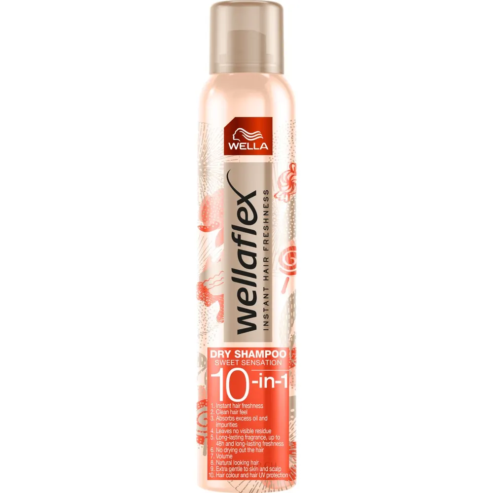 Wella Wellaflex Dry Shampoo 10in1 Sweet Sensation 180ml