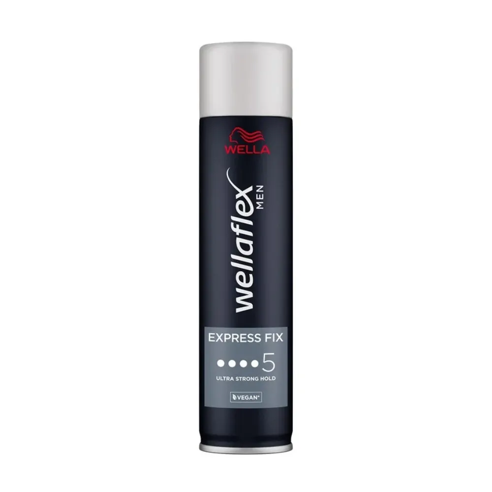 Wella Wellaflex Men Express Fix سبراي شعر بتثبيت قوي للغاية 250 مل