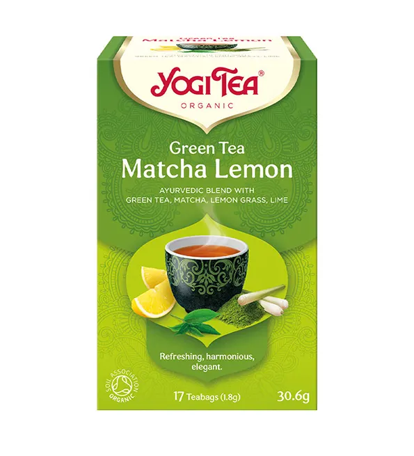 Yogi Tea Matcha Citron 17 Sachets 100% Bio