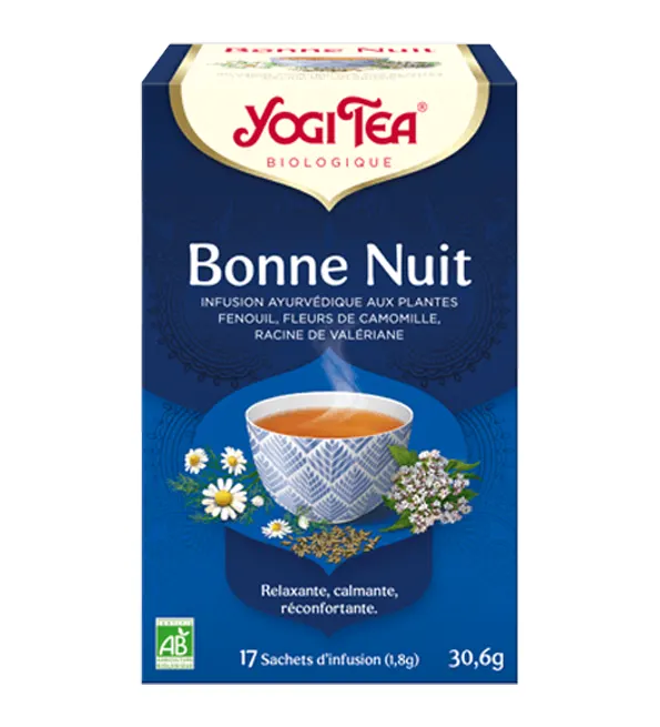 Yogi Tea Bonne Nuit 17 كيس 100% عضوي