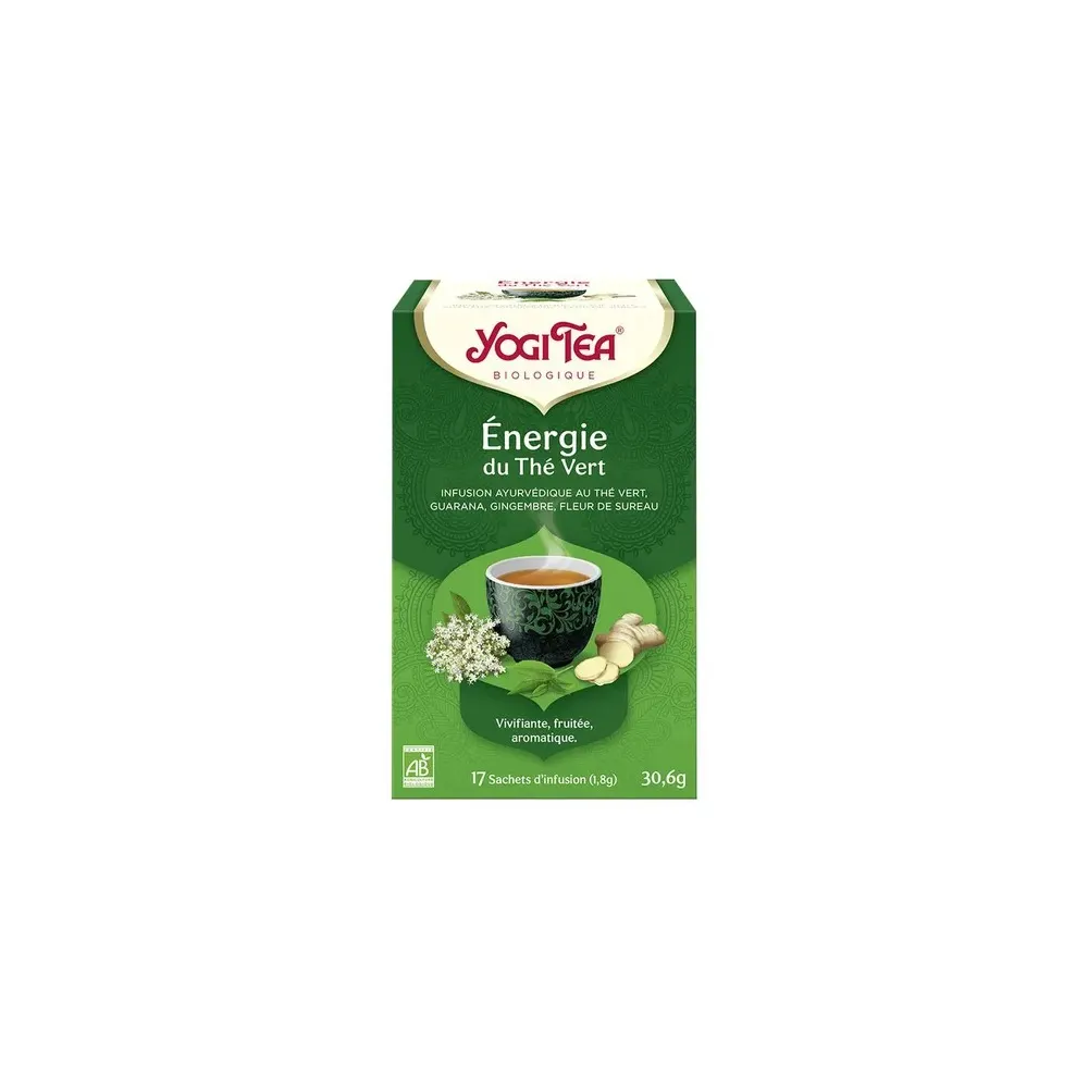 Yogi Tea Énergie du Thé Vert 17 كيس