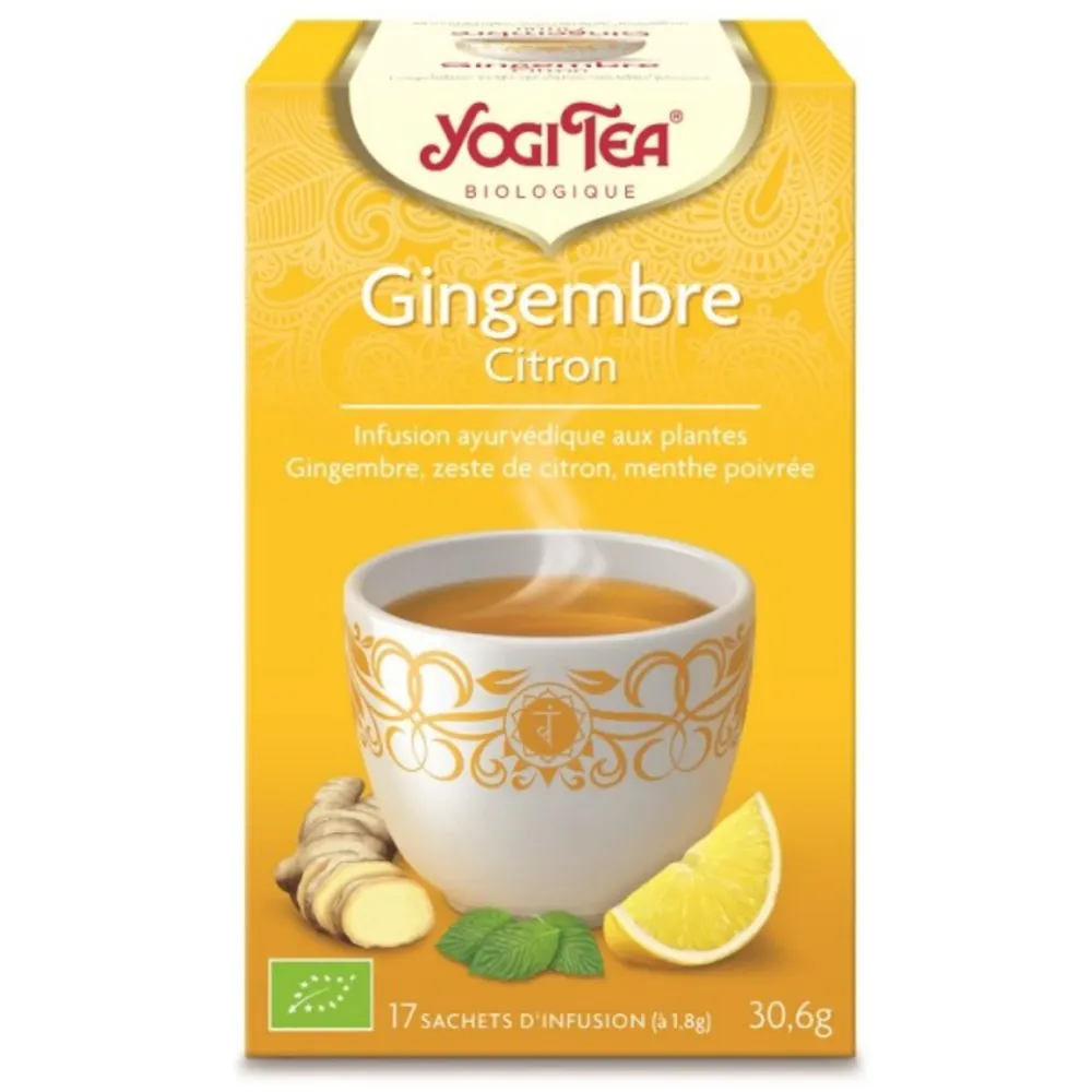 Yogi Tea - GINGEMBRE CITRON 17 Sachets