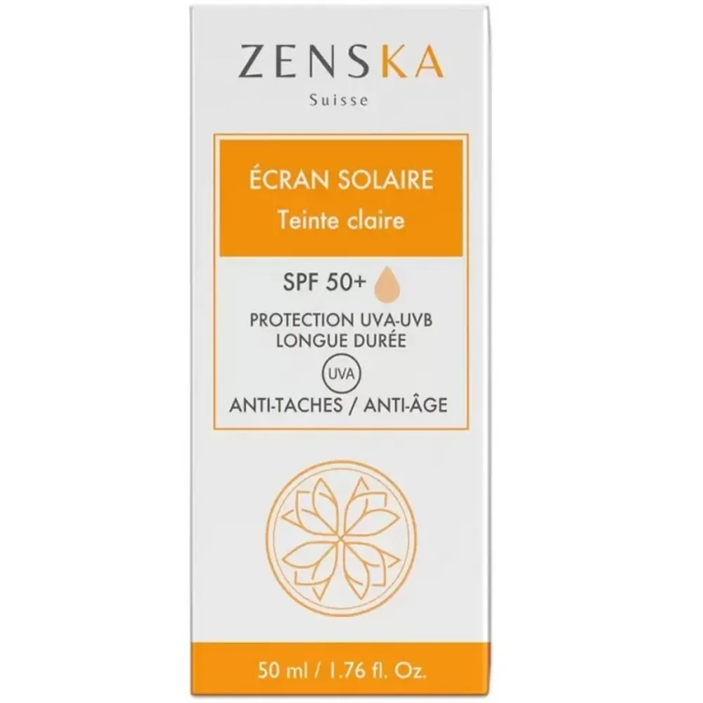 ZENSKA ÉCRAN SOLAIRE TEINTE CLAIRE – 50ml