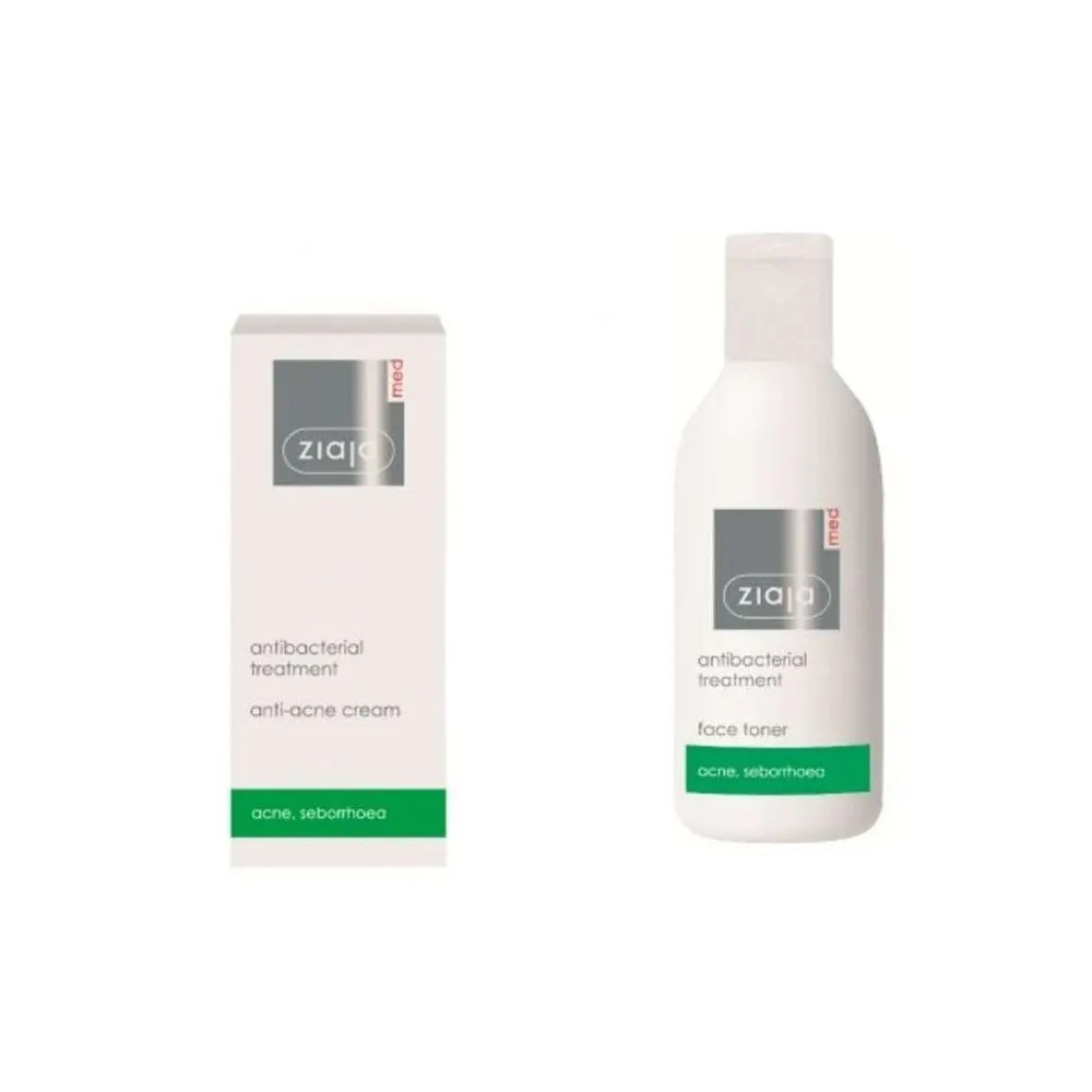Ziaja Pack gel nettoyant à l'huile d'olive 200 ml + eau micellaire 200 ml + crème nourrissante 50 ml