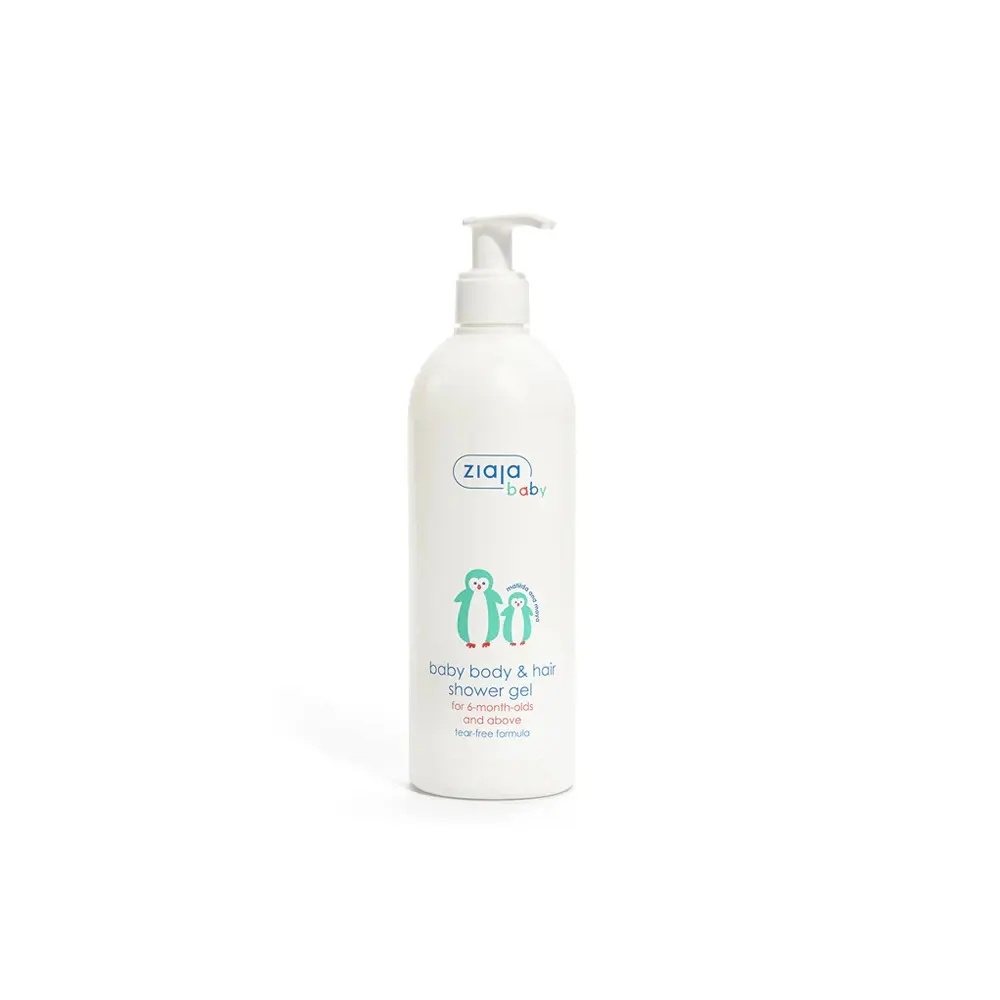 ZIAJA BABY GEL DOUCHE CORPS & CHEVEUX BÉBÉ À PARTIR DE 6 MOIS 400 ML