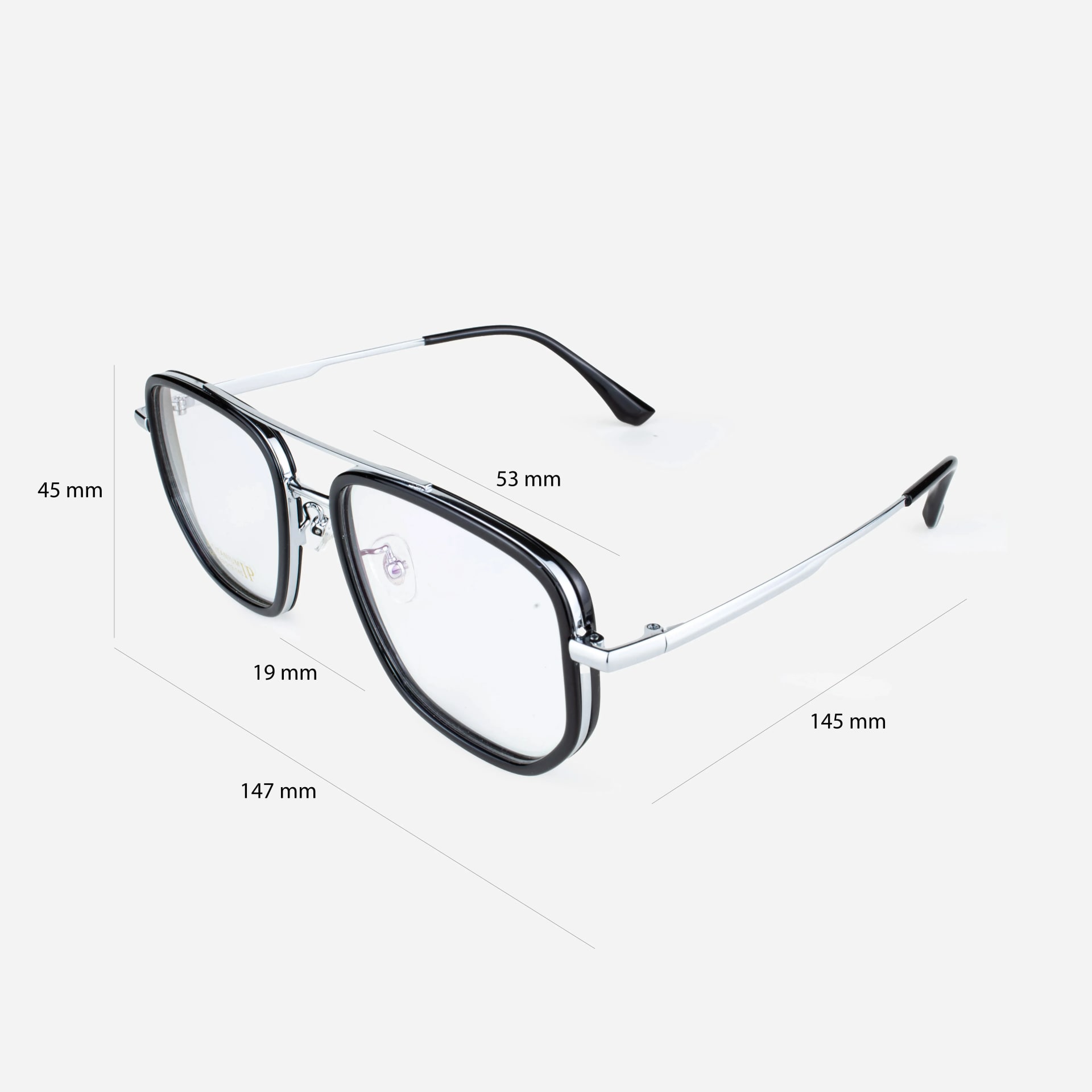 Aryan Black/Silver - Titanium 9