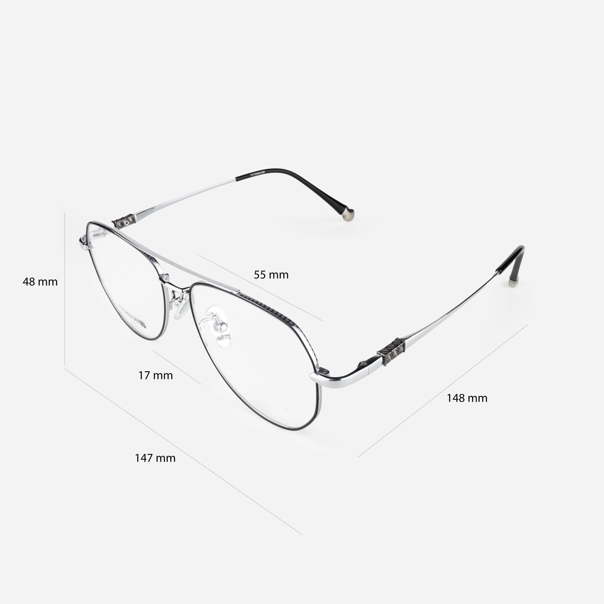 Avery Black/Silver 8