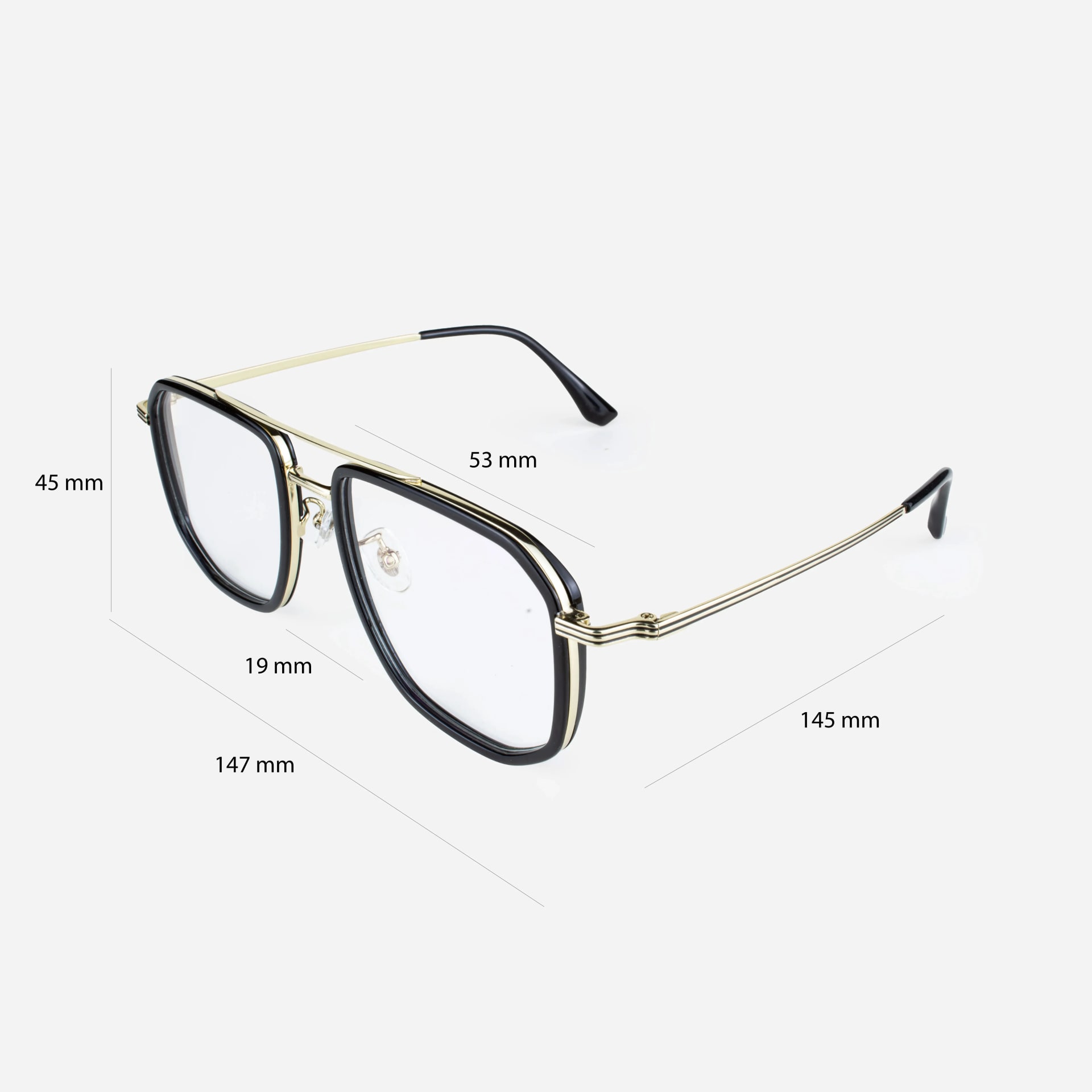 Aryan Black/Gold - Titanium 9