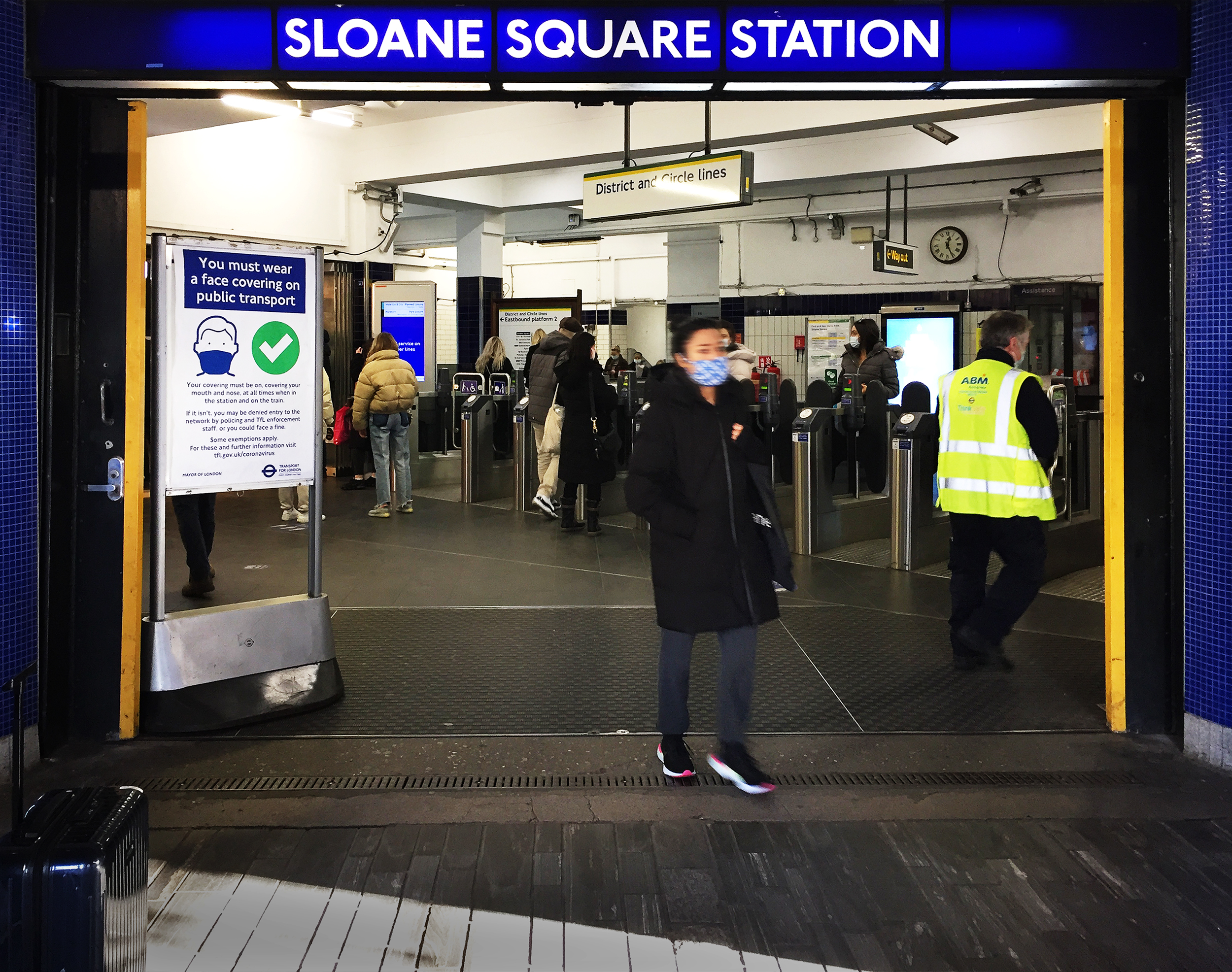 Sloane Square Station Chelsea London