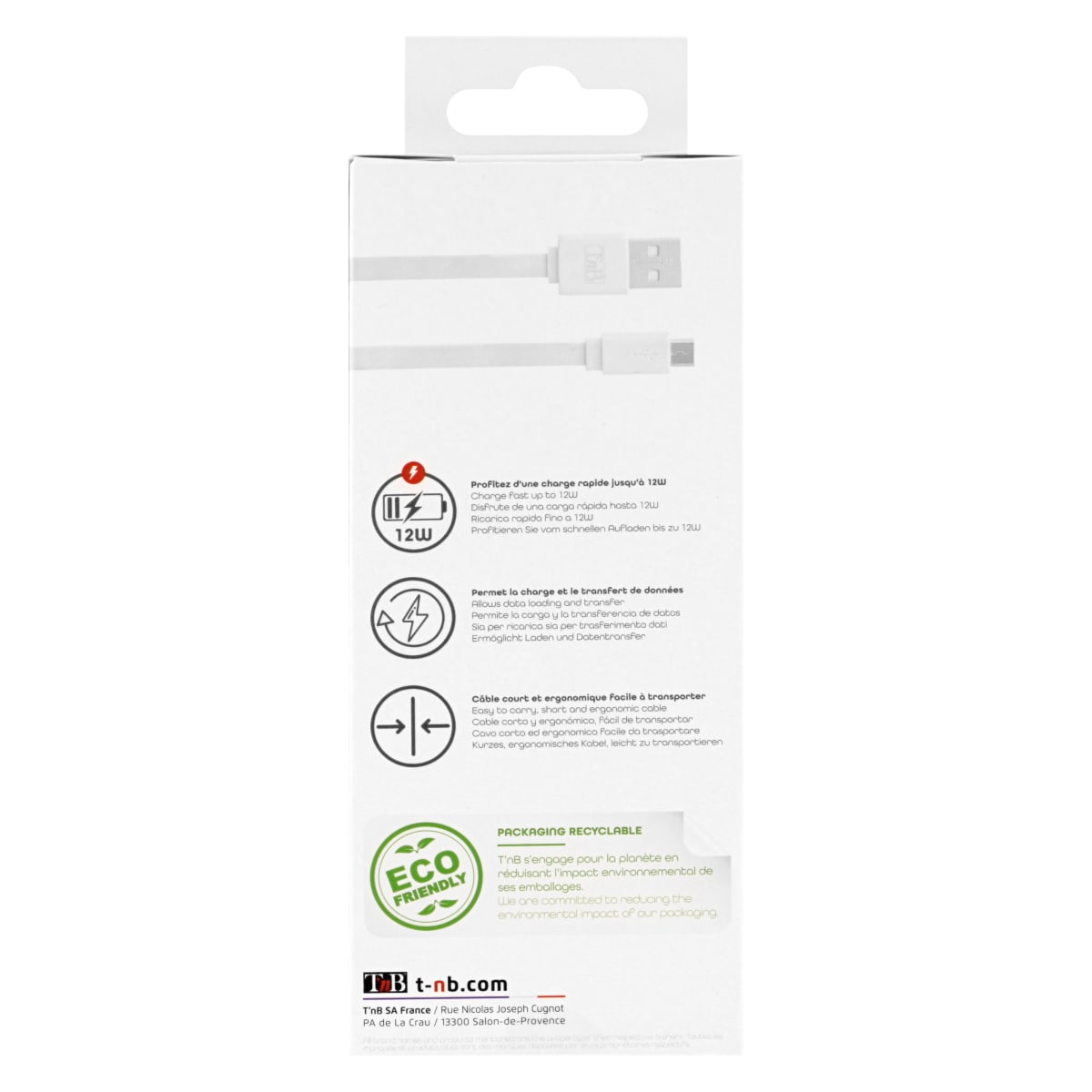 Cable Micro Usb Carga Rápida Pack De 03 Und