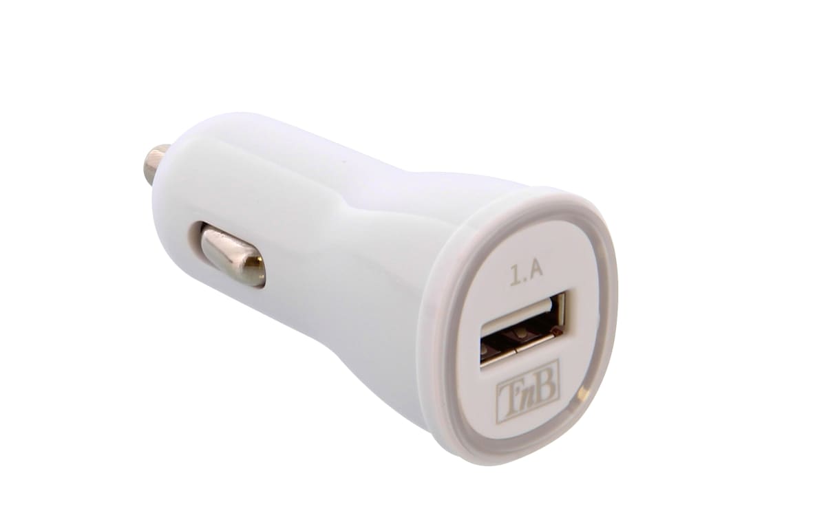 Chargeur allume-cigare 1XUSB-A 5W + câble Lightning - T'nB