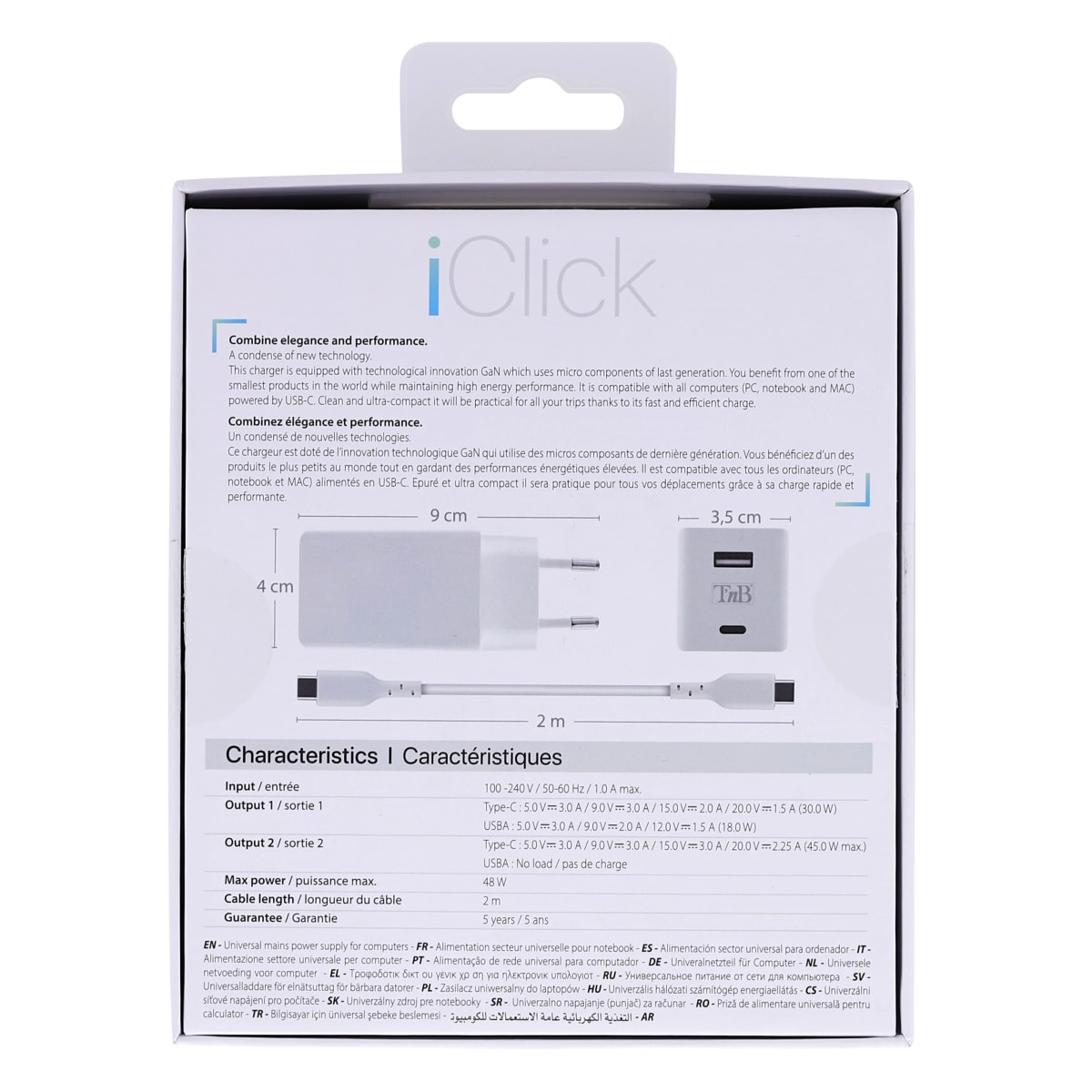 Support pliable Iclick pour TNB Notebook - Argent pas cher