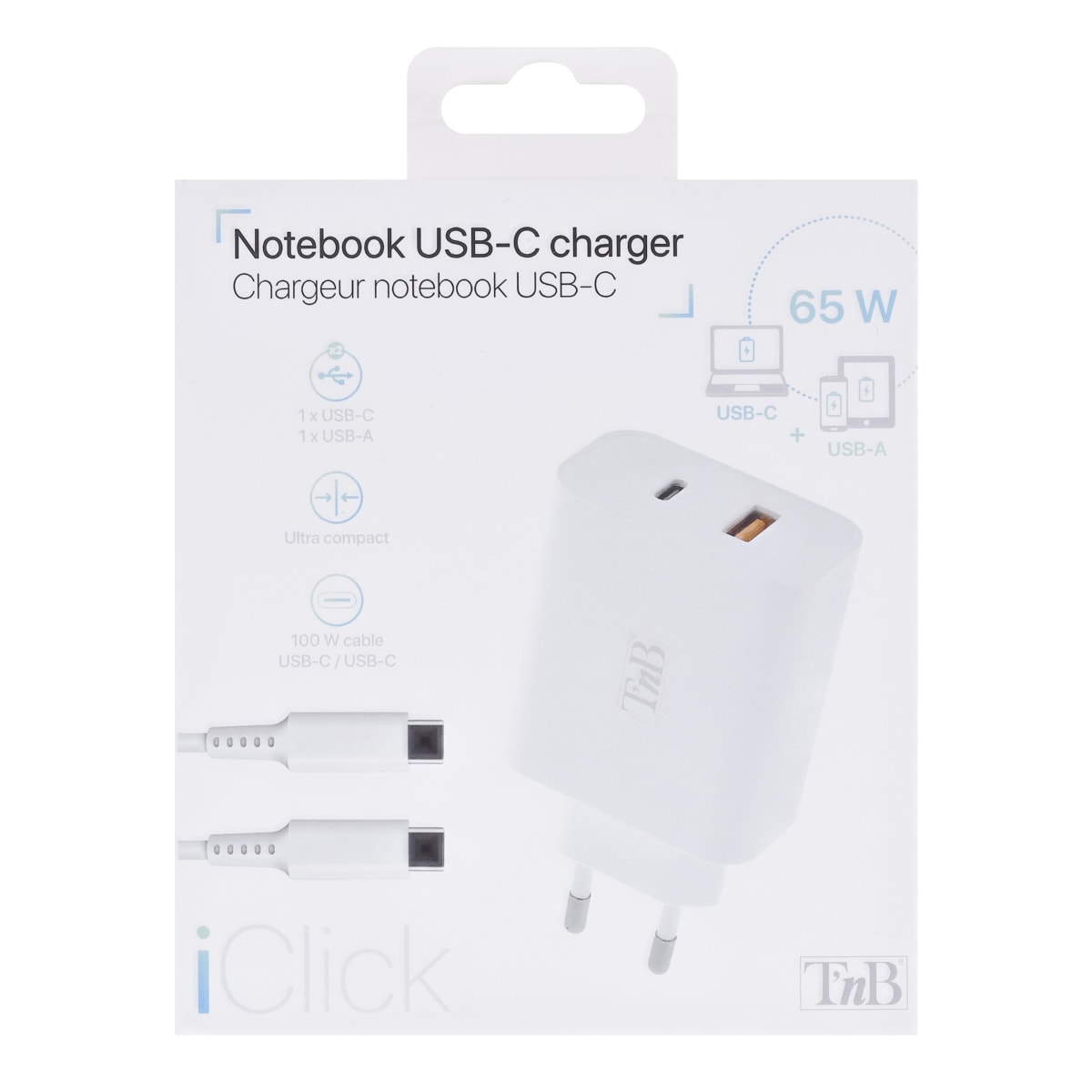 Chargeur universel pour PC TNB CHNB19V65 NOTEBOOK ALIMENTATION 65W