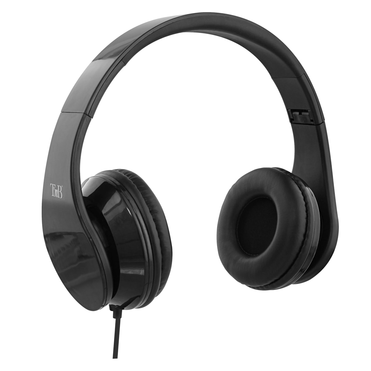 STREAM jack 3,5mm wired headphone black - T'nB