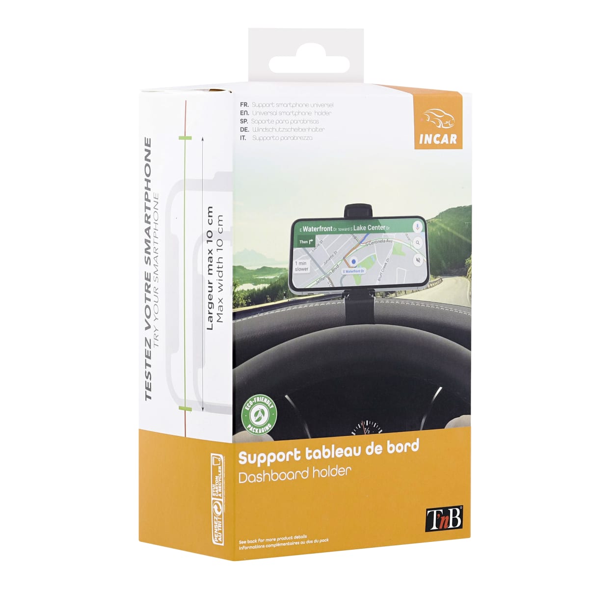 Support Telephone Voiture, [Pince Brevet 2022 & Stabilité