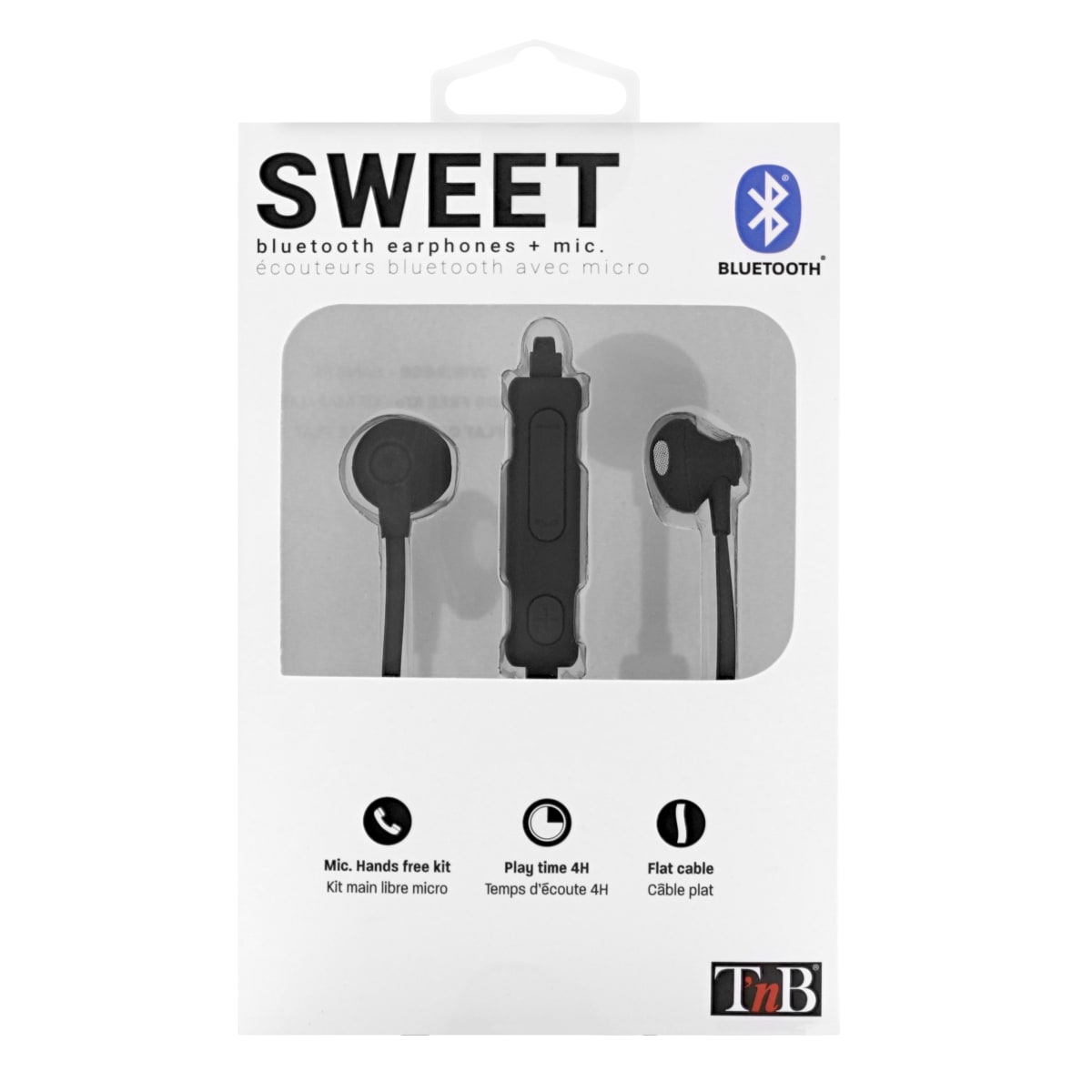 Accessoire Casque bluetooth noir T'NB