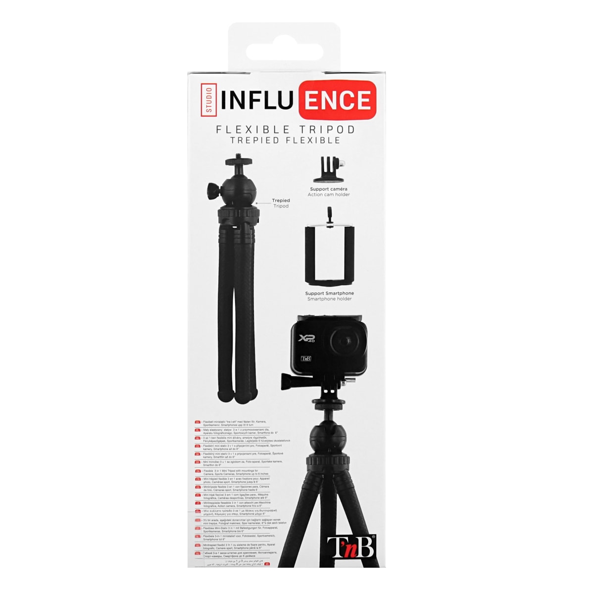 Vhbw - vhbw Mini trépied pour appareil photo - Tripod flexible avec clip de  support, 12 cm, noir - Trépied et fixation photo vidéo - Rue du Commerce