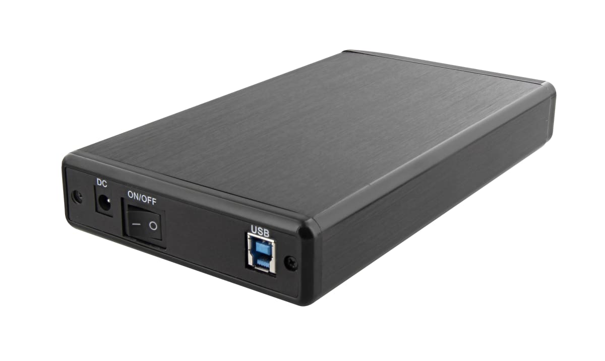 BOITIER DISQUE DUR 3.5'' NOIR USB 3.0 - T'nB