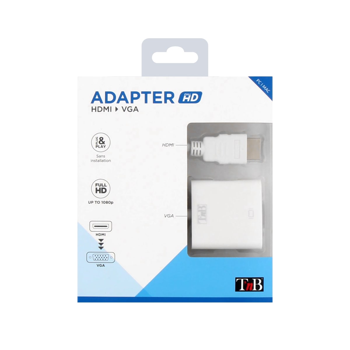 TNB Adaptateur HDMI vers VGA - Câblesfavorable à acheter dans