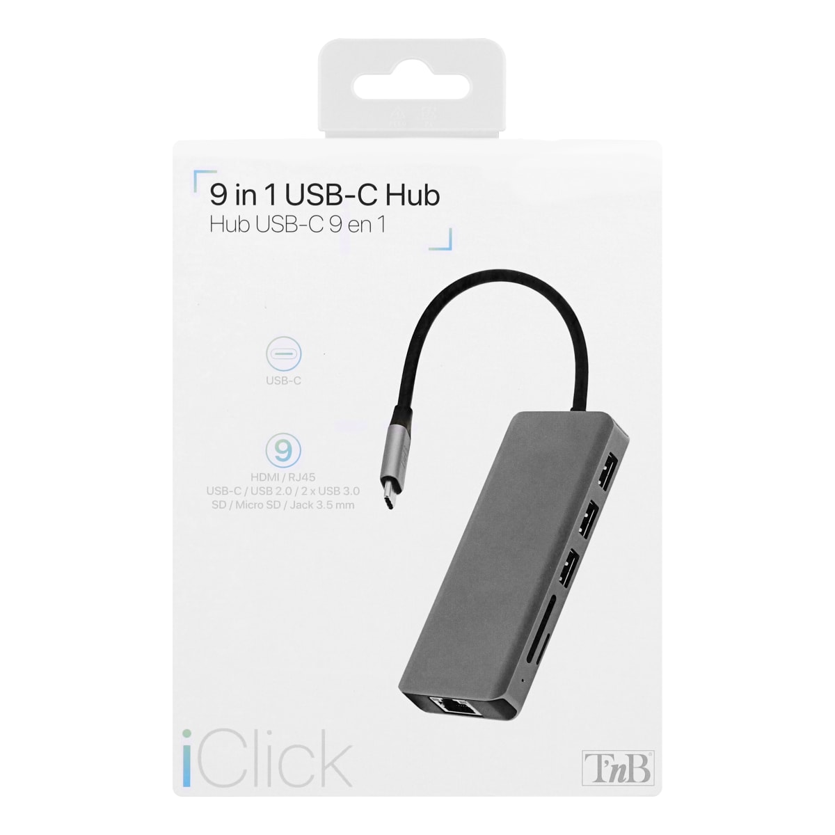 Adaptador Hub USB tipo C a HDMI/USB 3.0 TnB en