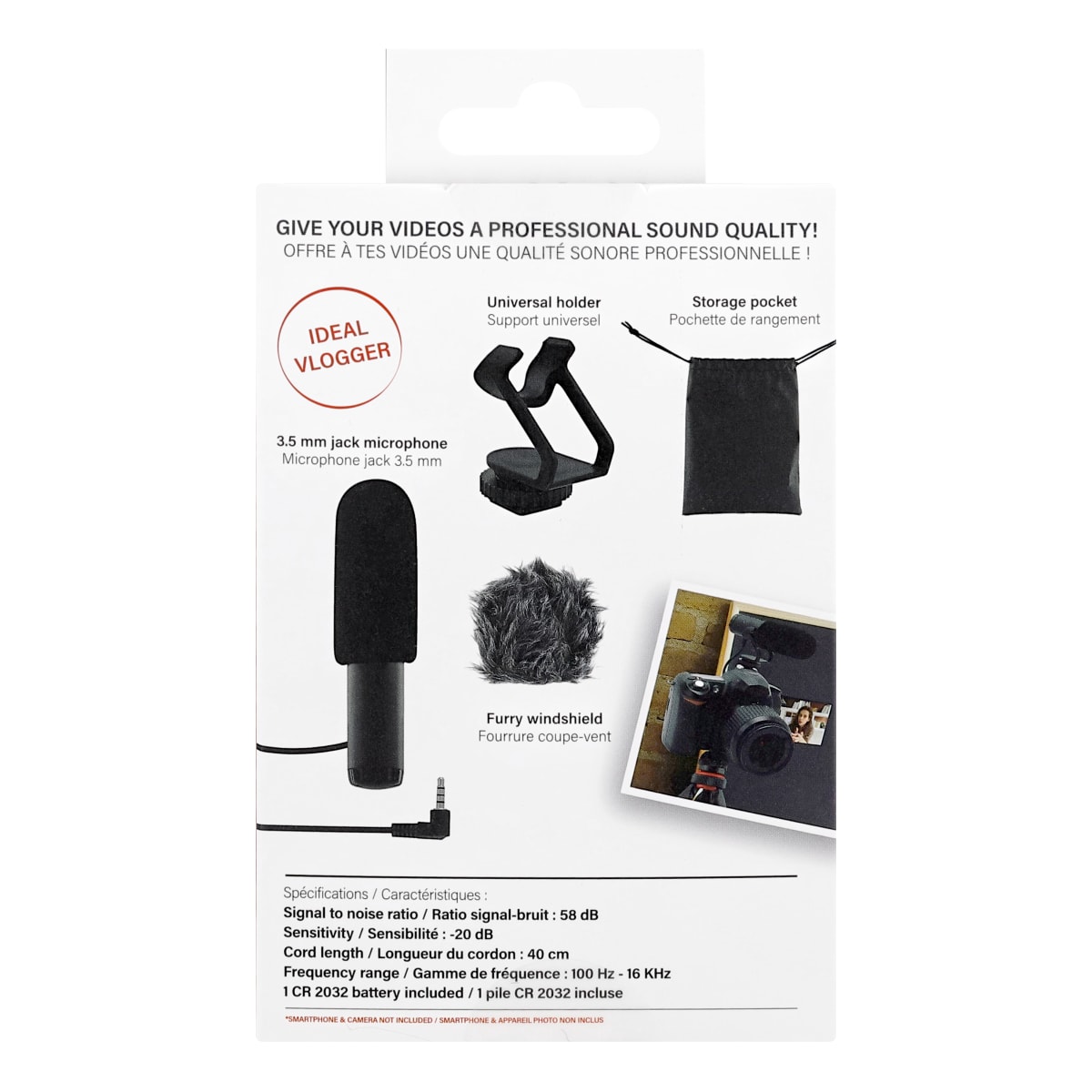 Pack de 2 microphones cravate - INFLUENCE - T'nB