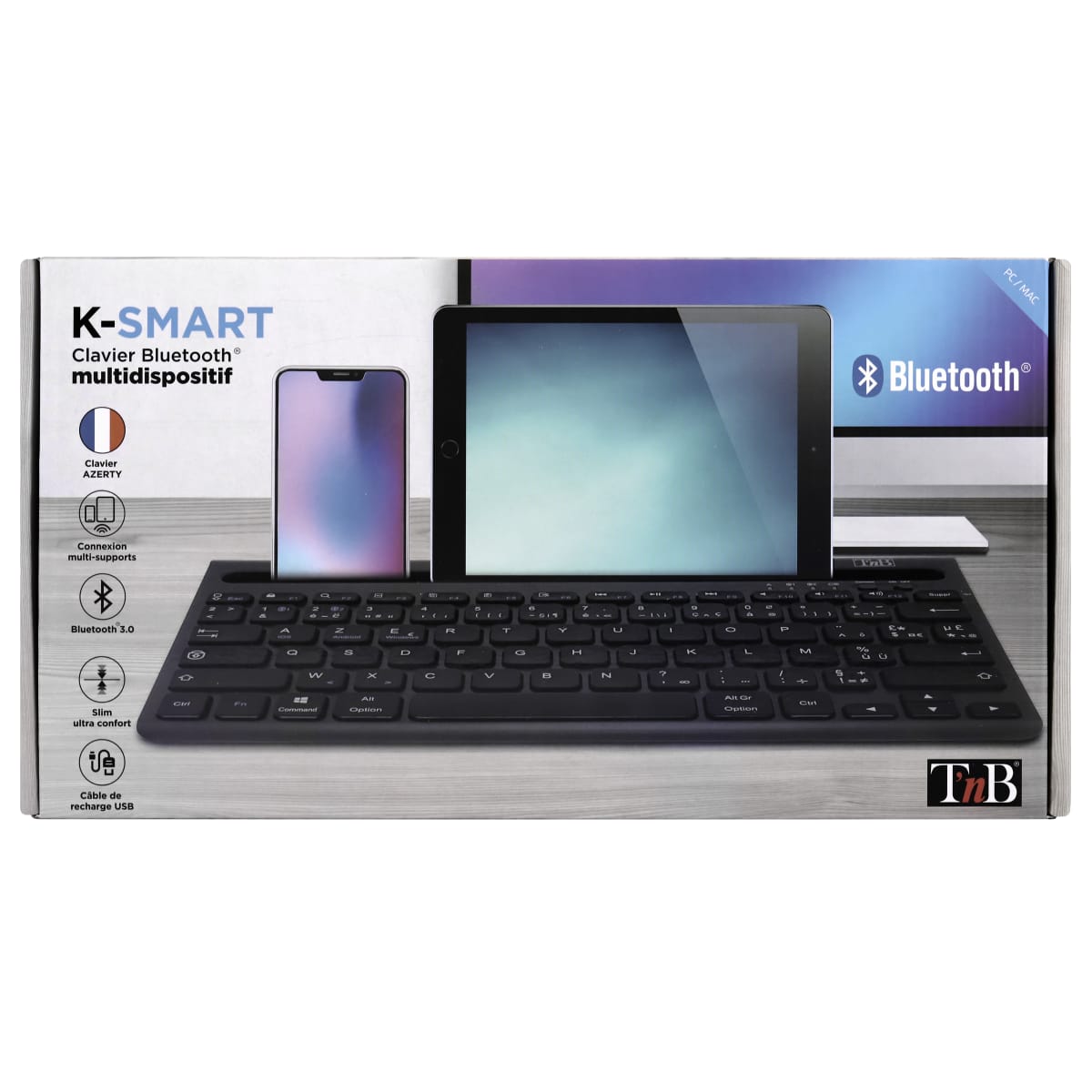 Clavier Bluetooth TNB KBMULTI Tablette, smartphone - Electro Dépôt