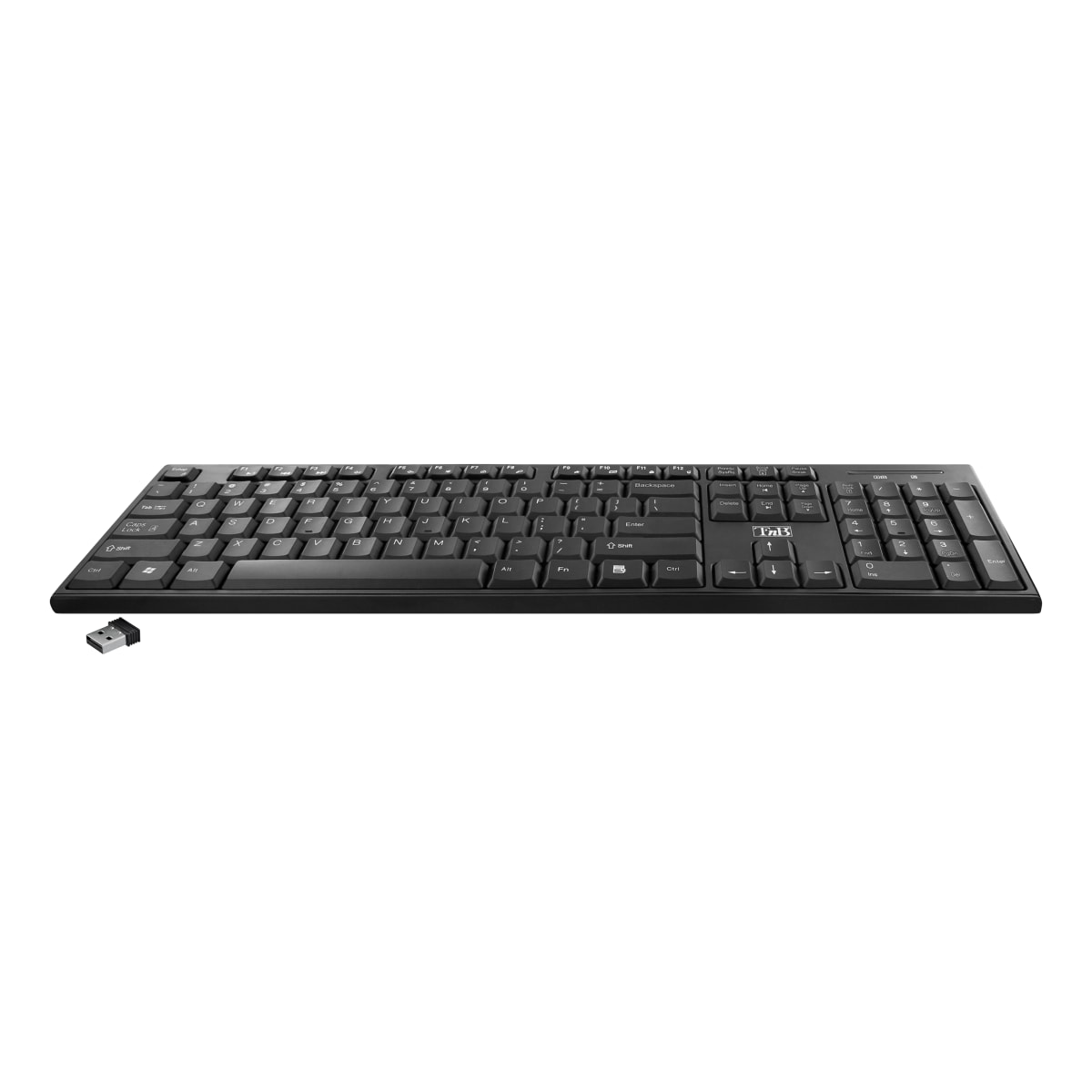 JD-0710GB-2, Clavier Sans fil Sans fil, QWERTY (UK) Noir