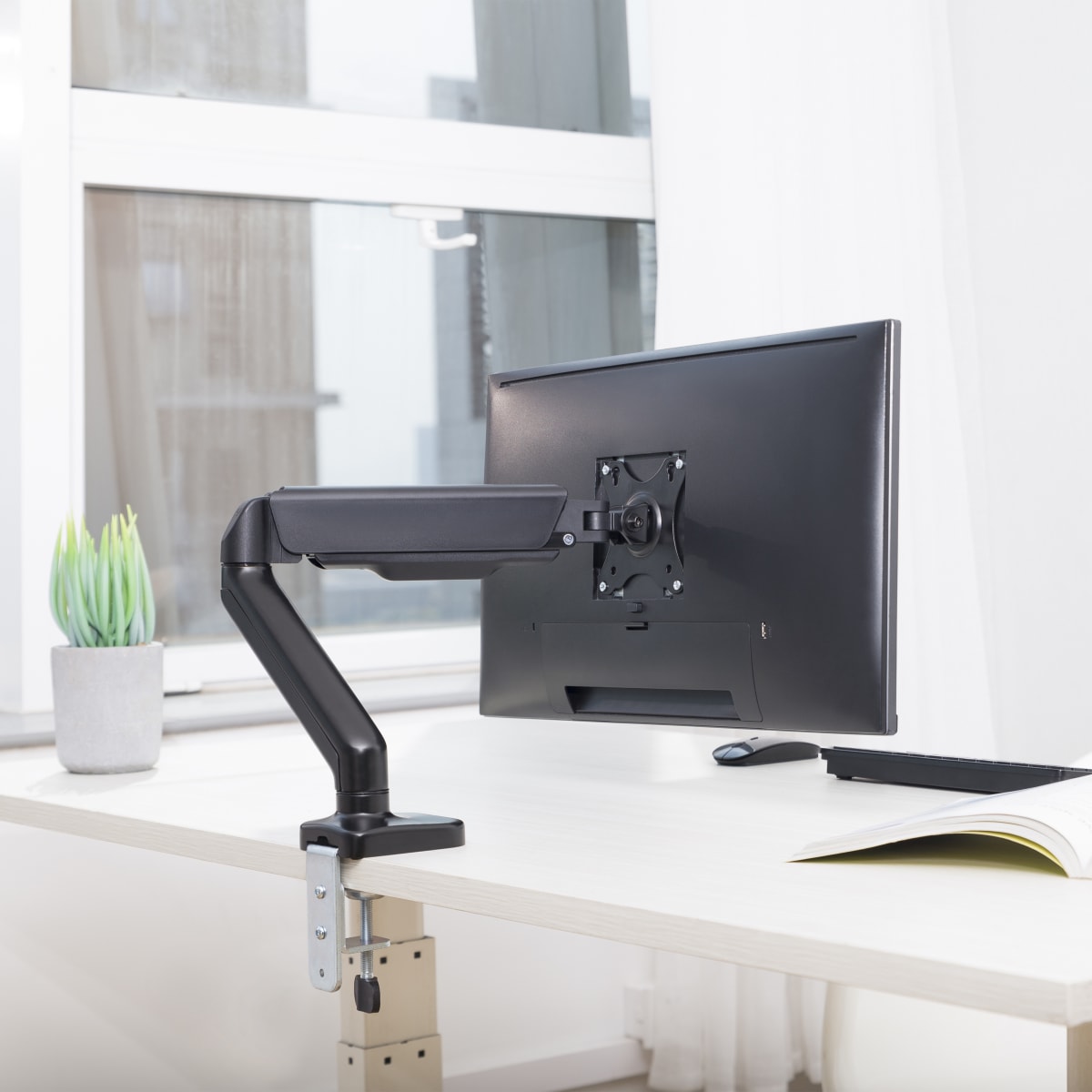 Comprar Soporte doble de escritorio T'nB MHFLEXDUAL para monitores