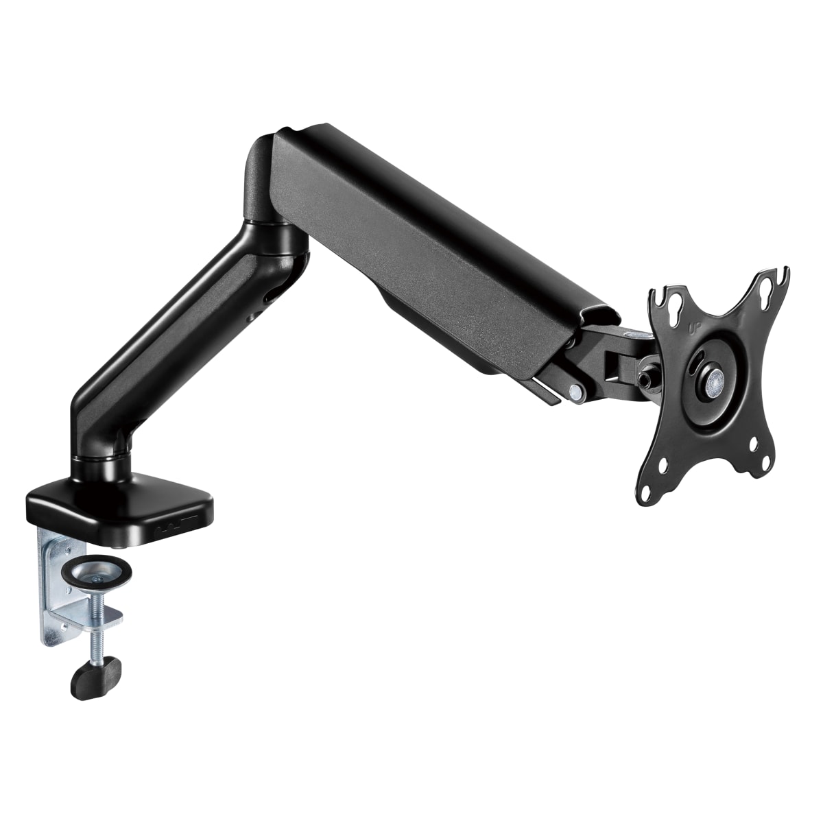 Invision PC Moniteur Support Écran Bureau, Bras Articulé Ergonomique  Ressort à Gaz pour Écrans 43–68,5cm (17–27) Réglable Inclinaison Pivot  VESA 75x75mm&100x100mm. Poids 2kg-6,5kg (MX150) : : Informatique