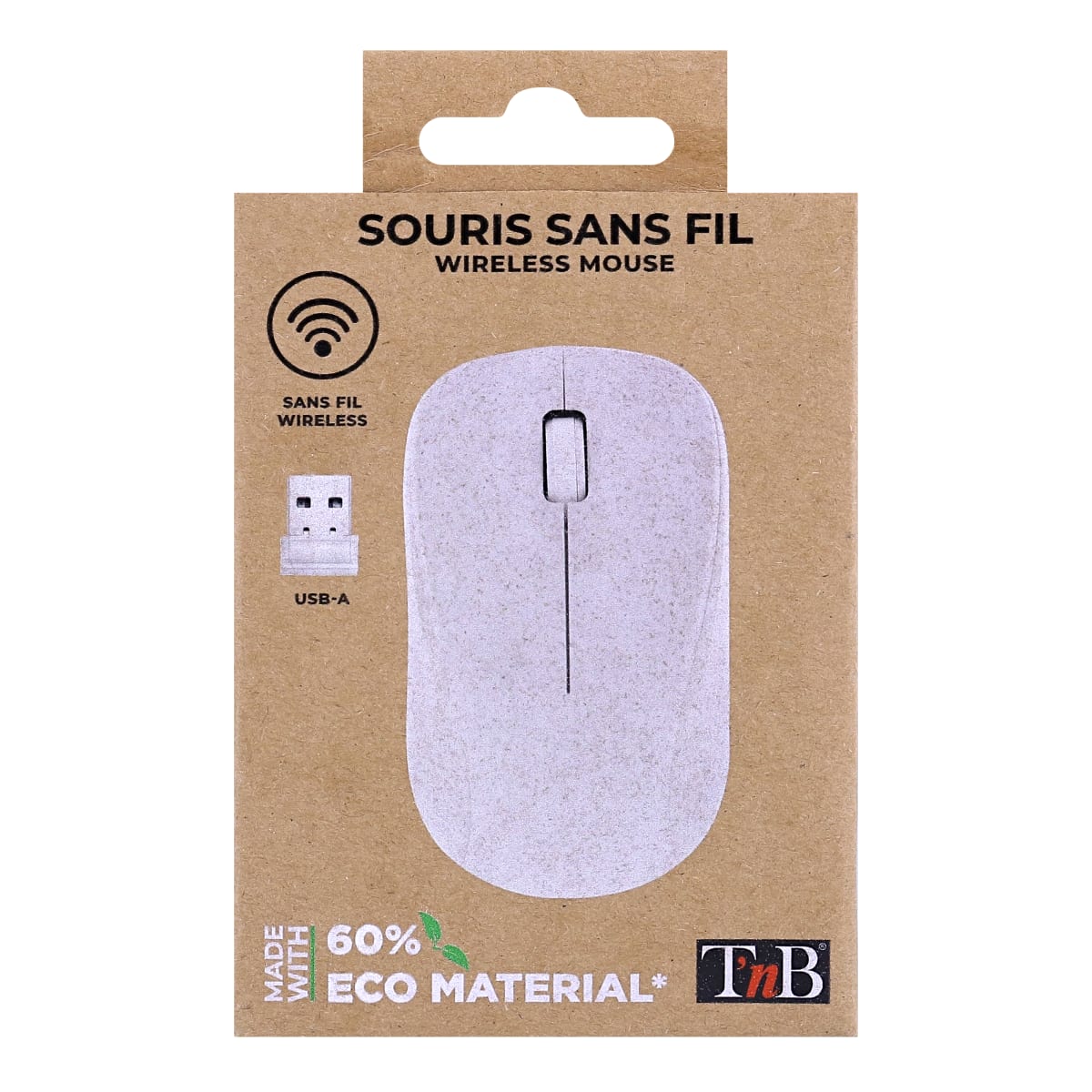 Souris sans fil silicone We Blanche Silicone anti stress 1000 DPI Dongle  USB Plug and Play