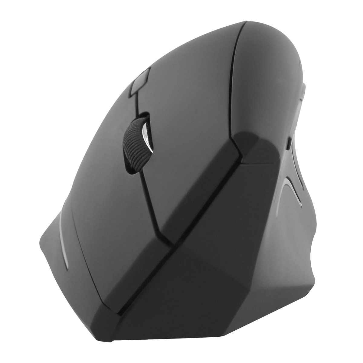 Souris sans fil vert., ergon., pr gaucher EMW-500L, 6 touches, noire