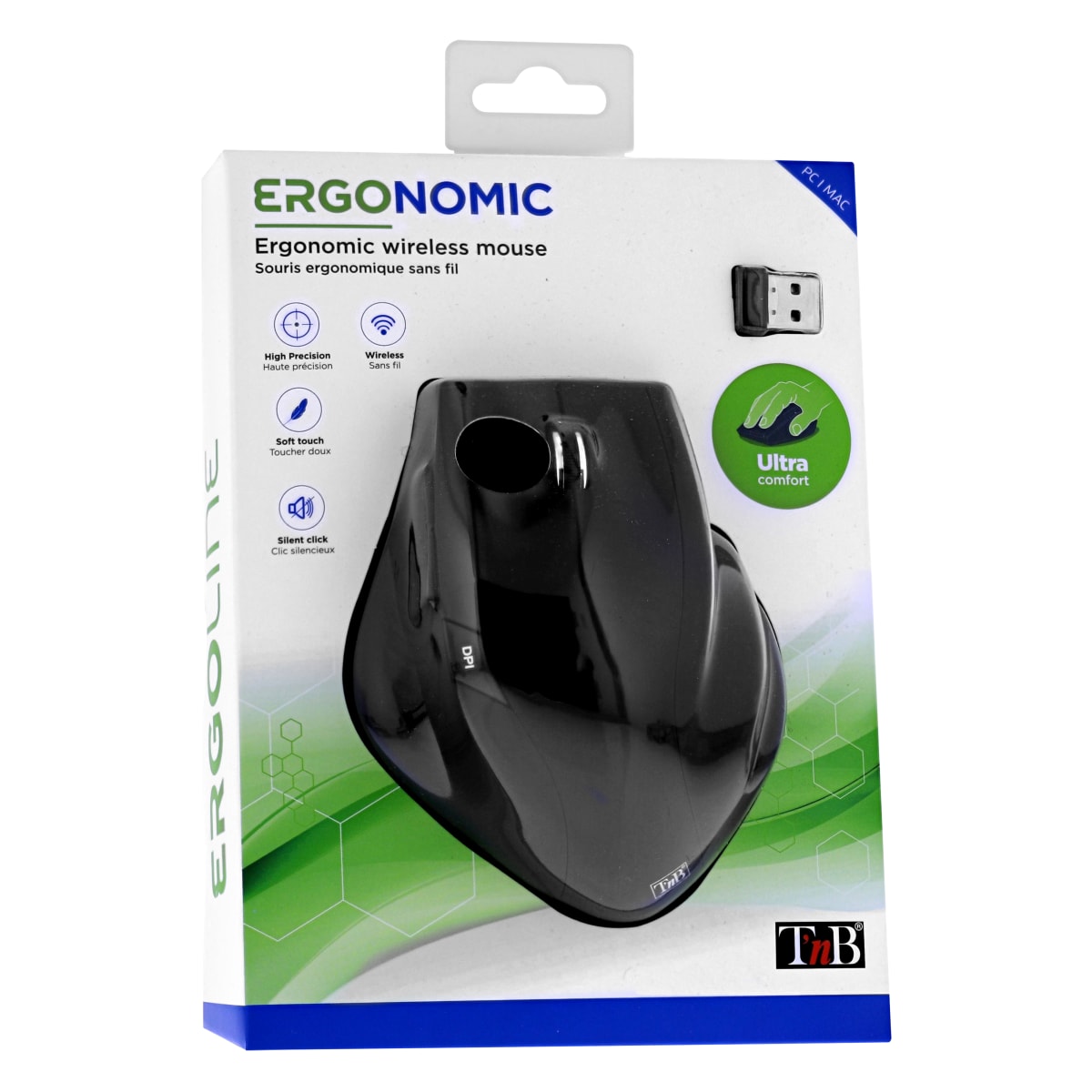 Souris sans fil ergonomique pour gauchers LEFT - T'nB